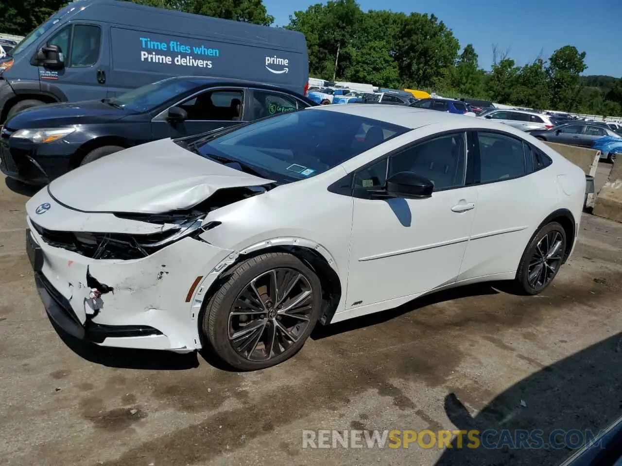 1 fotografías del automóvil dañado JTDADABU2R3012418 TOYOTA PRIUS 2024