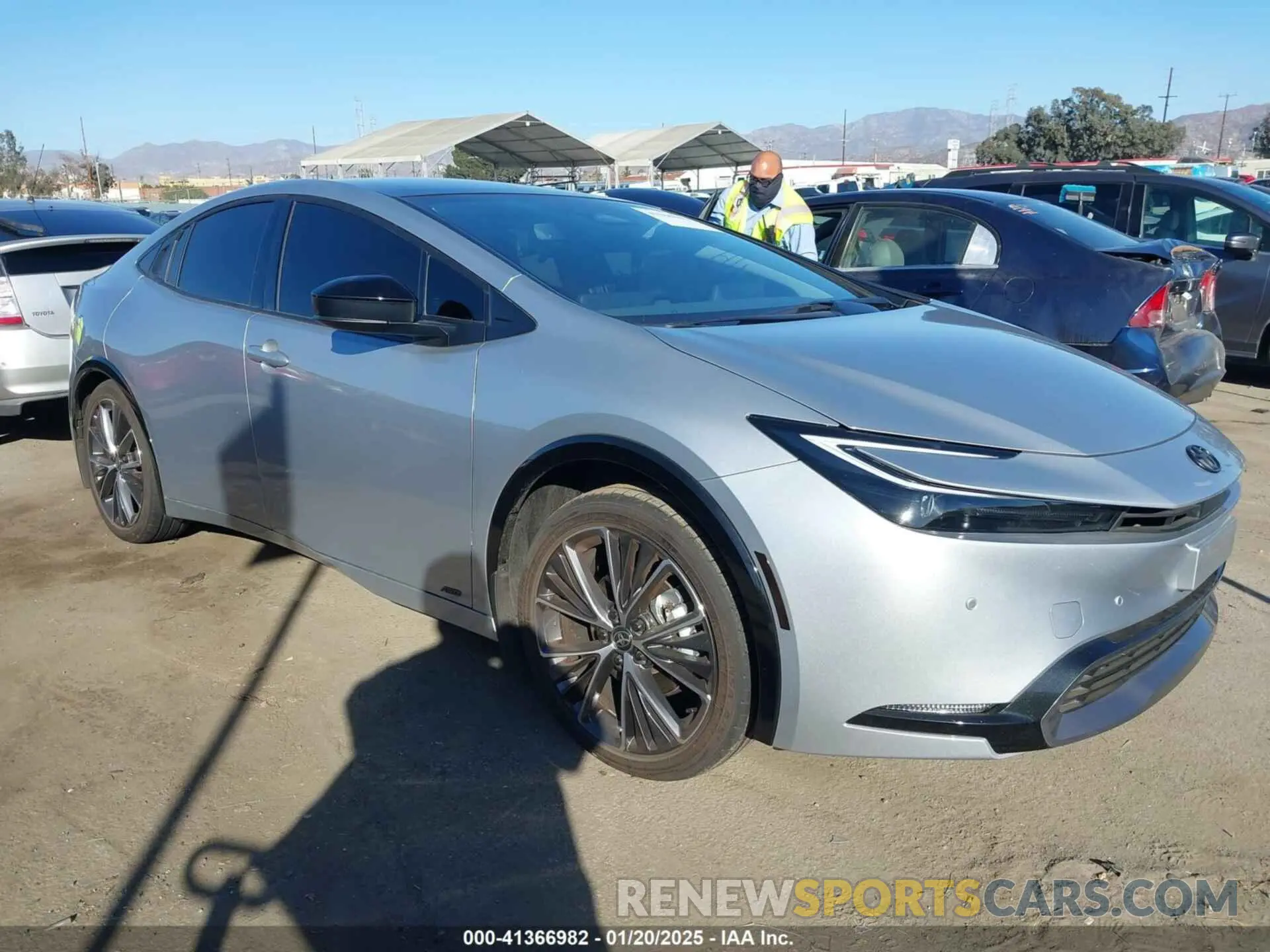 1 fotografías del automóvil dañado JTDADABU2R3015903 TOYOTA PRIUS 2024