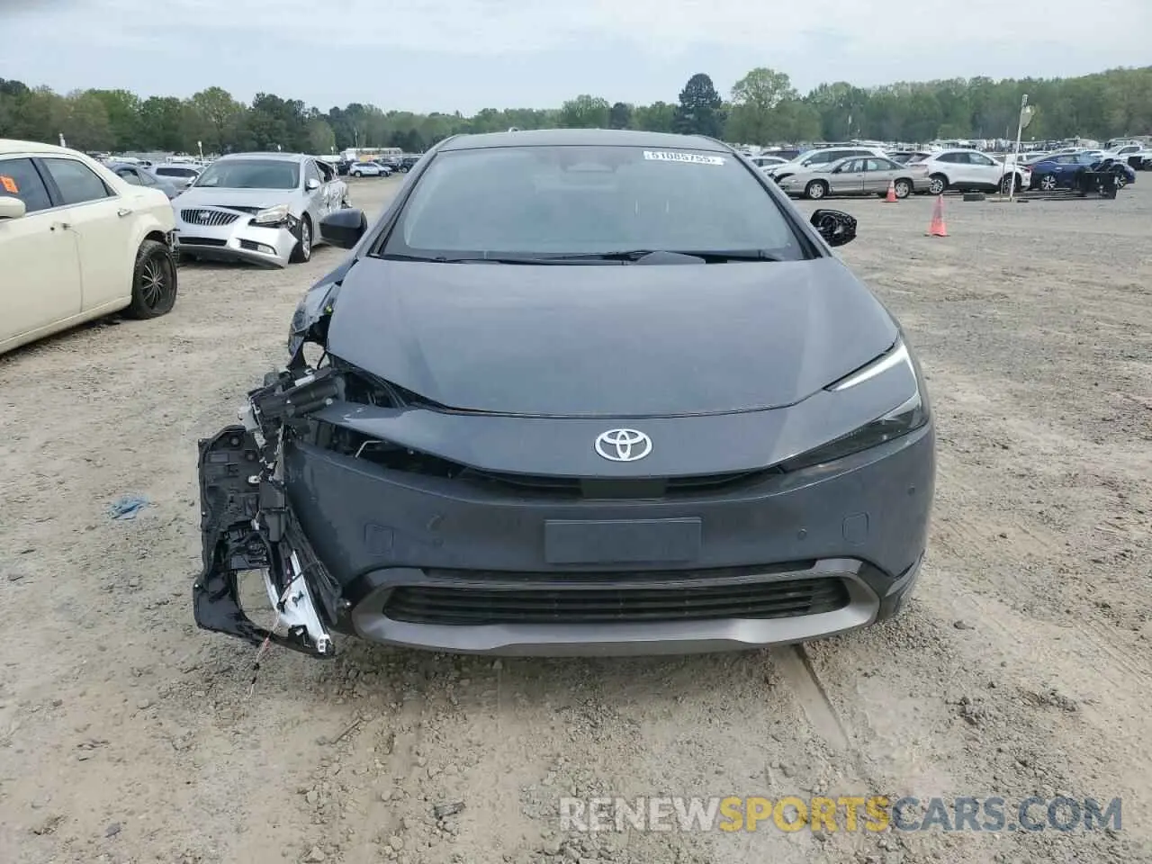 5 fotografías del automóvil dañado JTDADABU2R3018008 TOYOTA PRIUS 2024