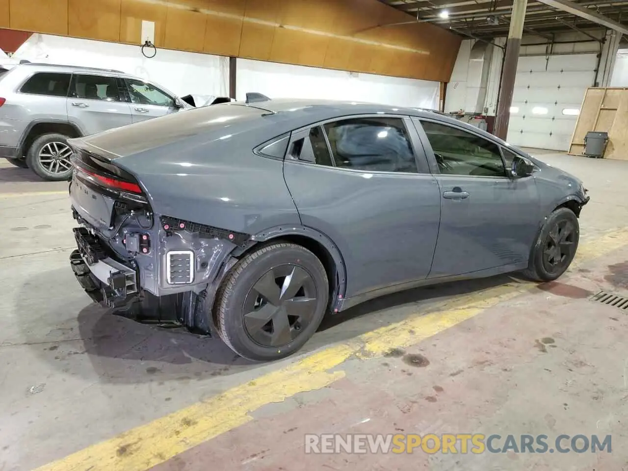 3 fotografías del automóvil dañado JTDADABU2R3020471 TOYOTA PRIUS 2024