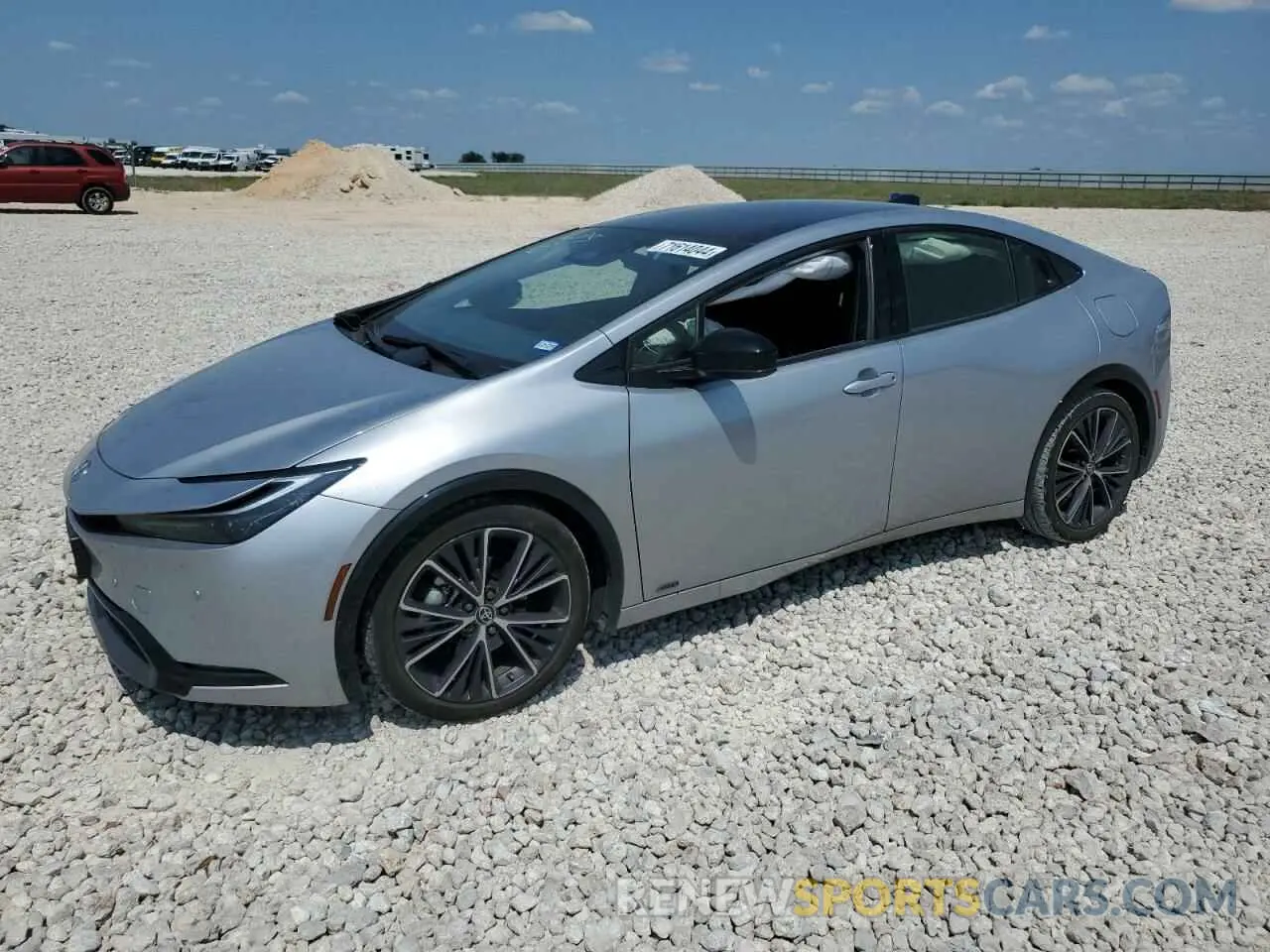 1 fotografías del automóvil dañado JTDADABU3R3009673 TOYOTA PRIUS 2024