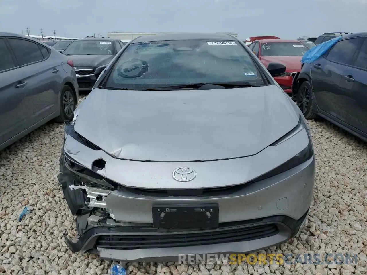 5 fotografías del automóvil dañado JTDADABU3R3009673 TOYOTA PRIUS 2024