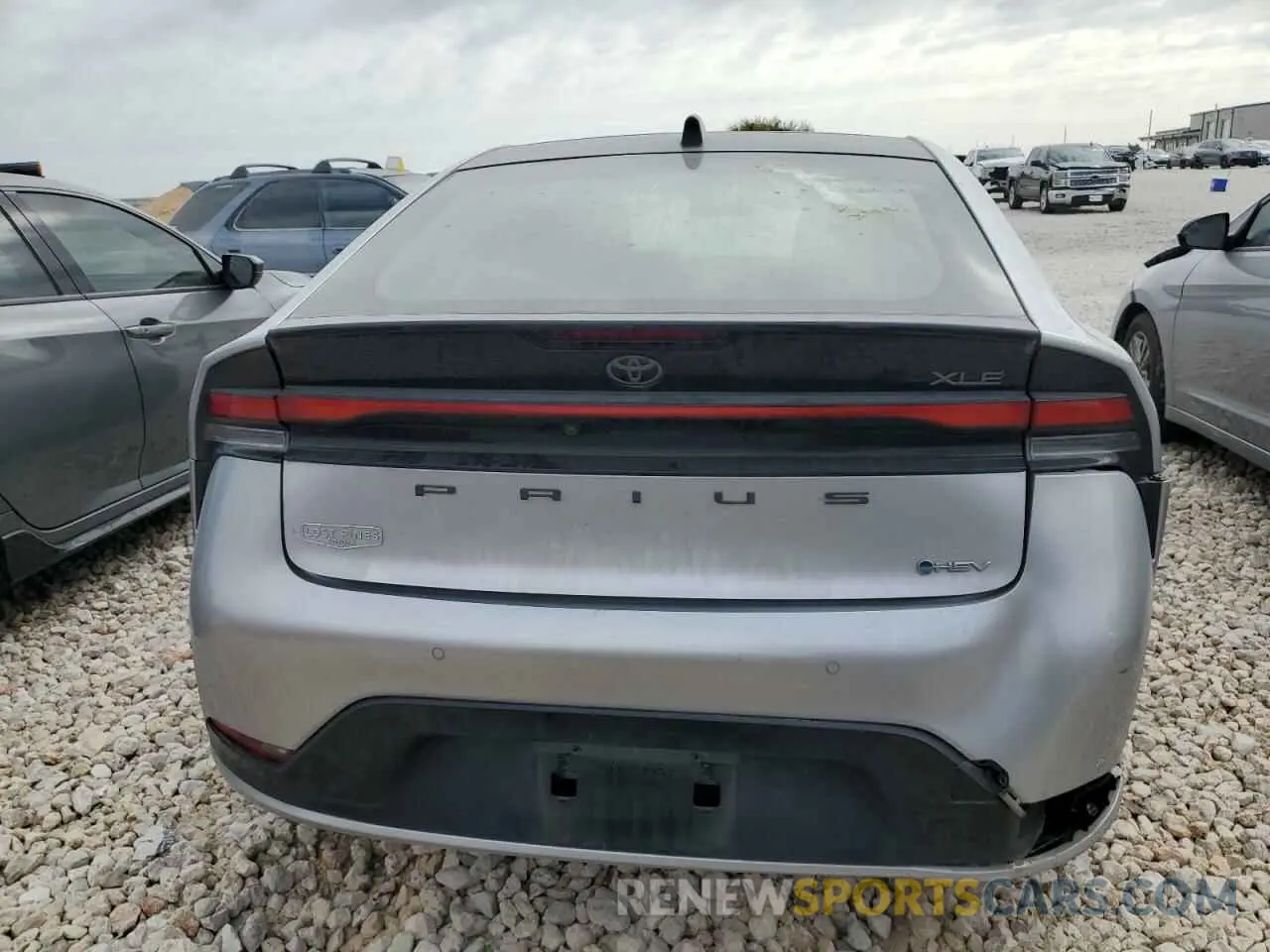 6 fotografías del automóvil dañado JTDADABU3R3009673 TOYOTA PRIUS 2024