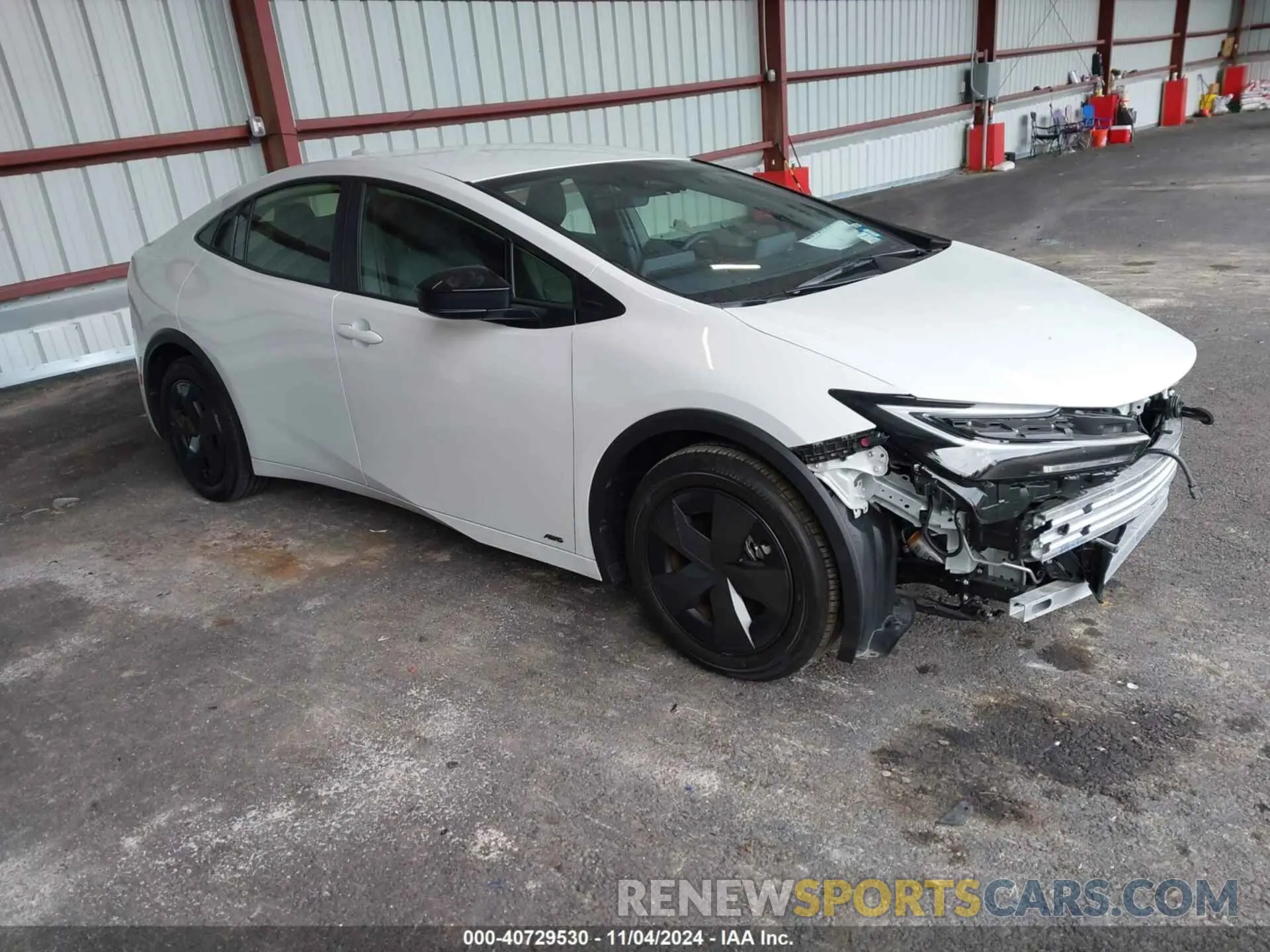 1 fotografías del automóvil dañado JTDADABU5R3011599 TOYOTA PRIUS 2024