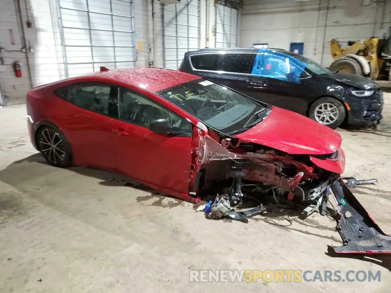 4 fotografías del automóvil dañado JTDADABU6R3021347 TOYOTA PRIUS 2024