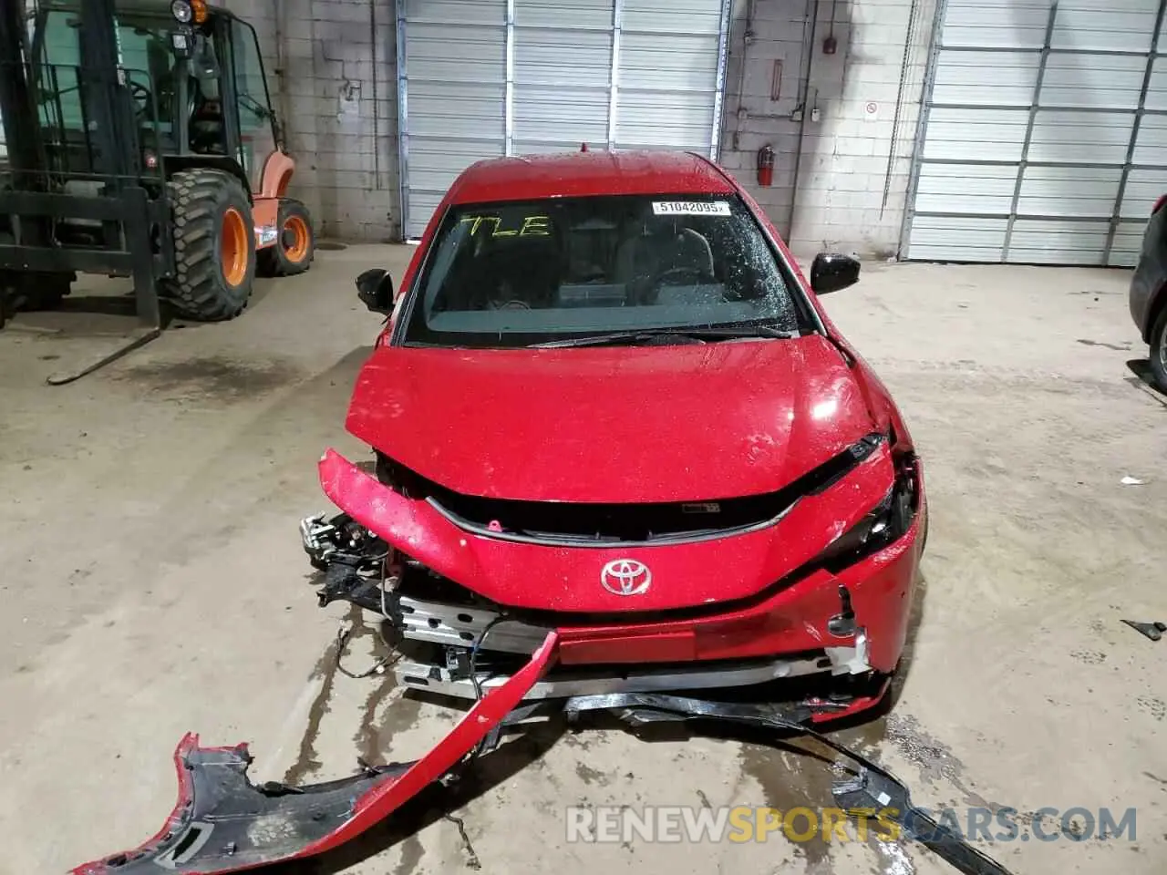 5 fotografías del automóvil dañado JTDADABU6R3021347 TOYOTA PRIUS 2024