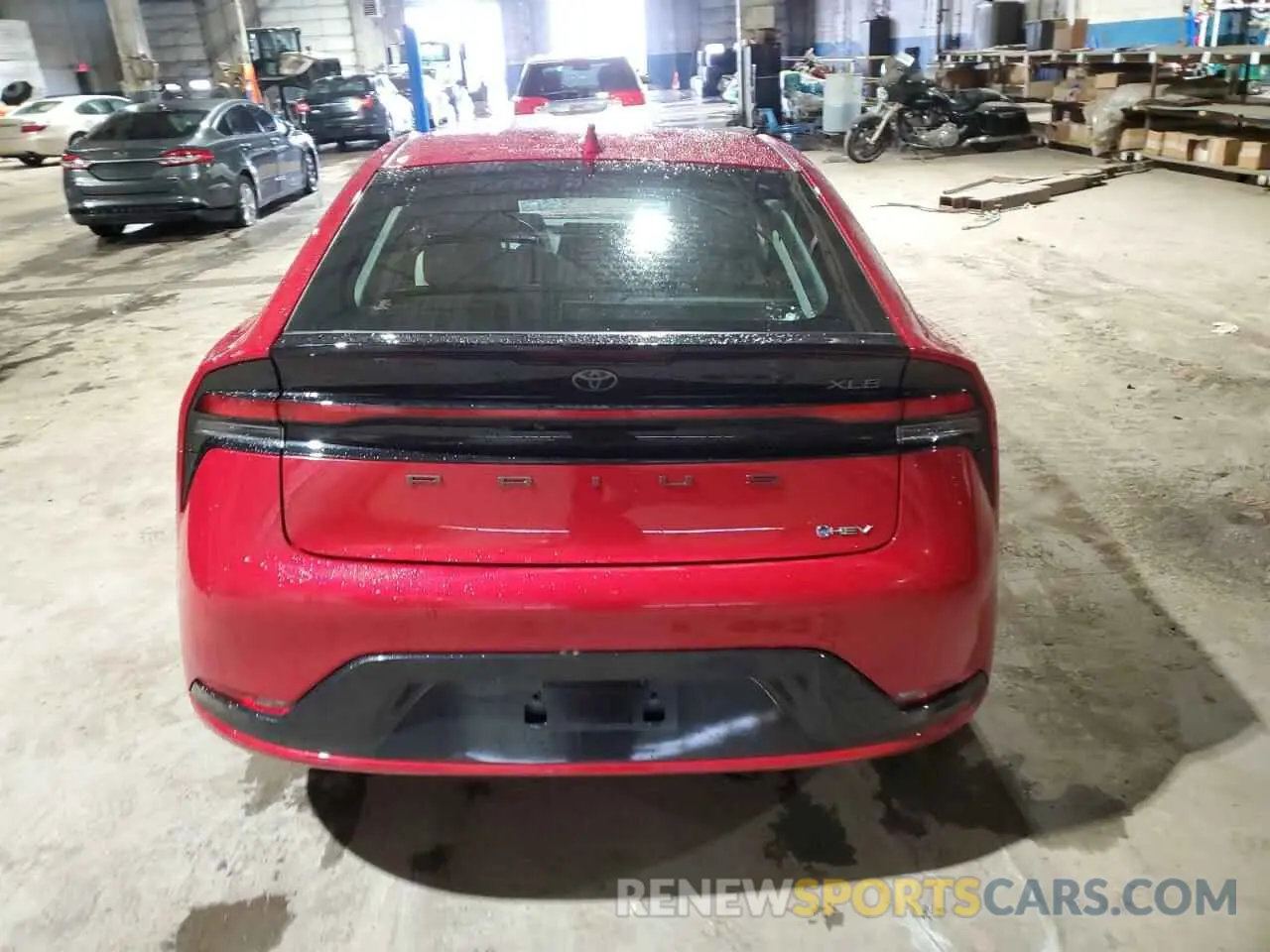 6 fotografías del automóvil dañado JTDADABU6R3021347 TOYOTA PRIUS 2024