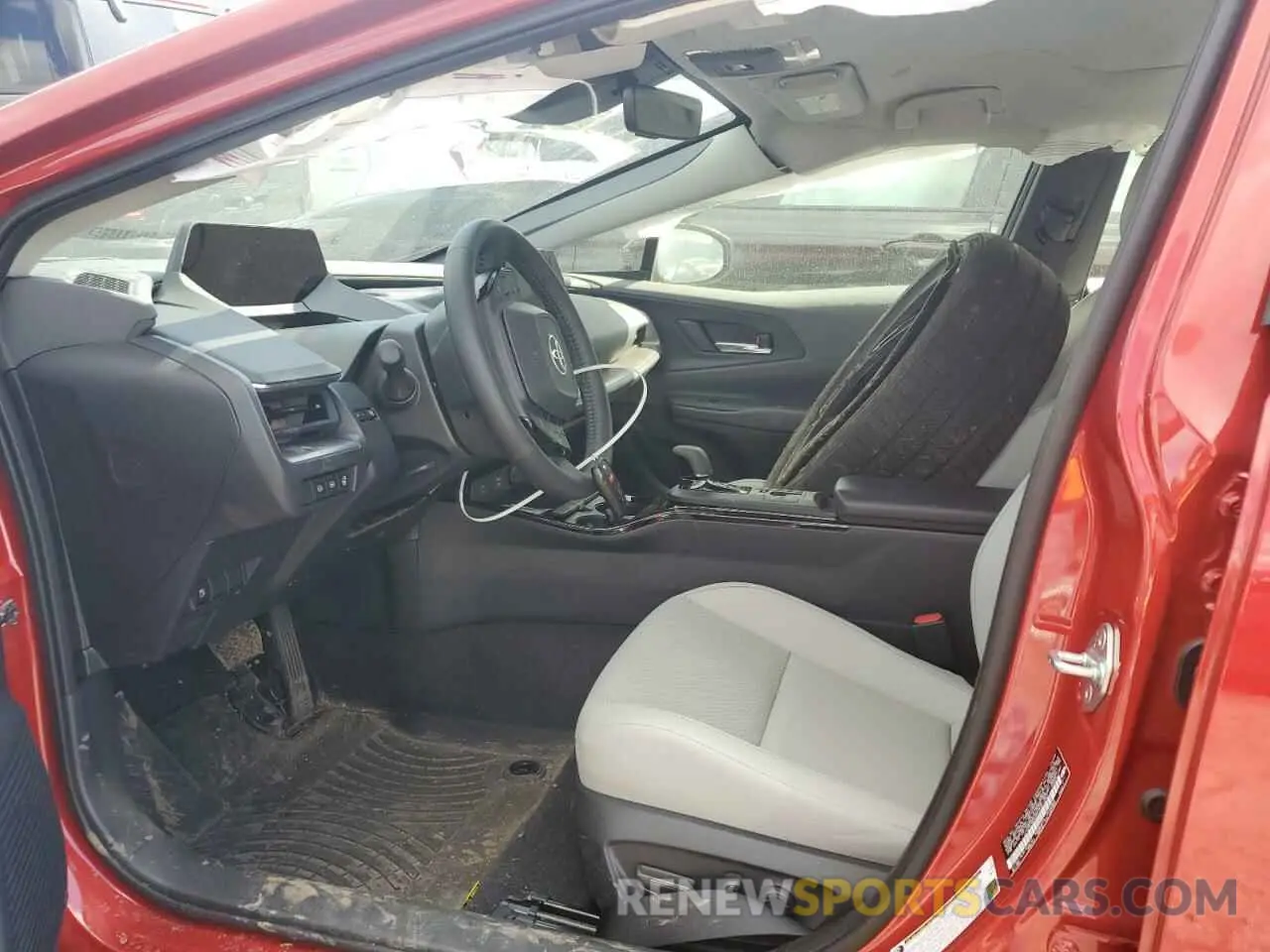 7 fotografías del automóvil dañado JTDADABU6R3021347 TOYOTA PRIUS 2024