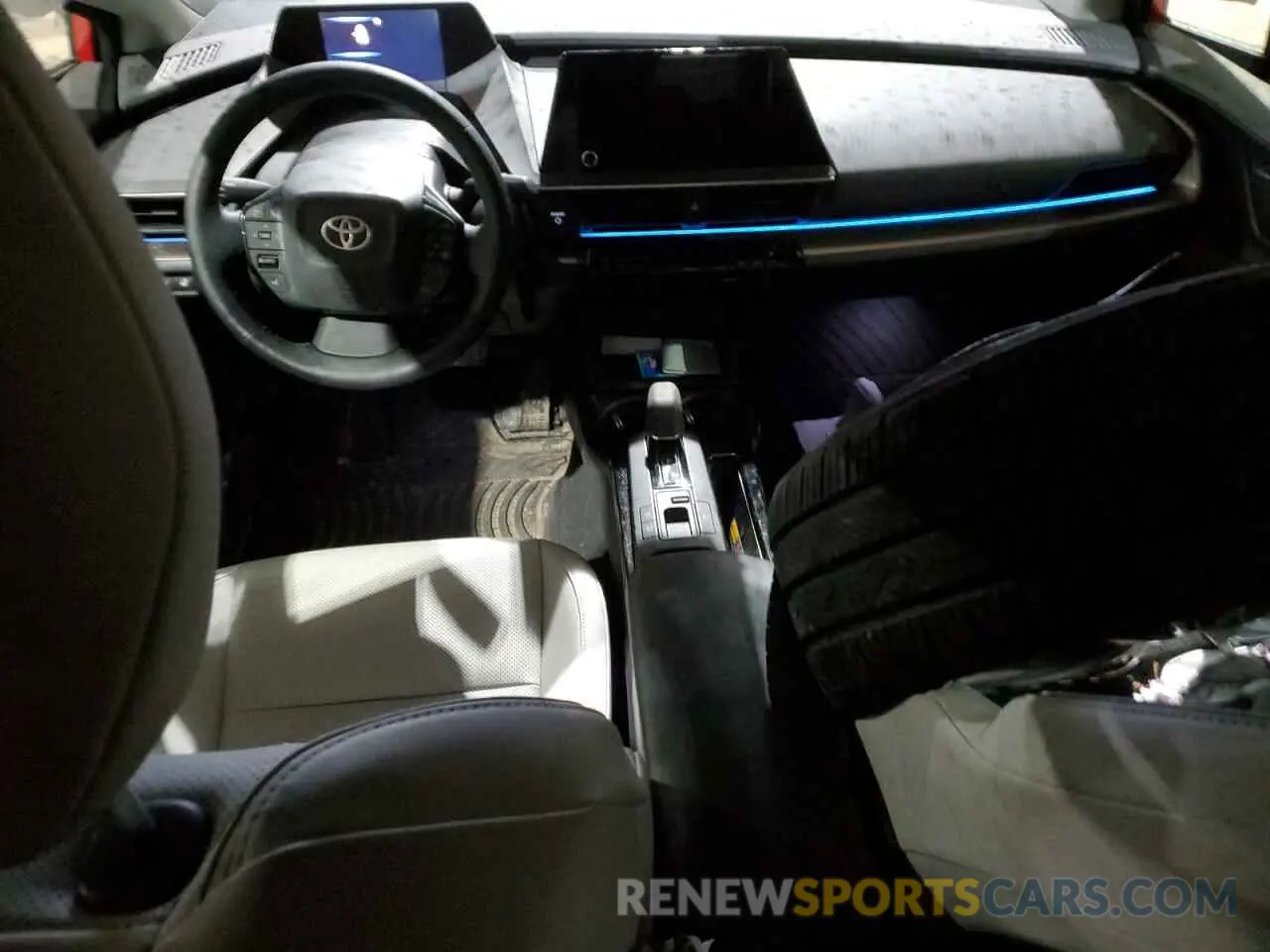 8 fotografías del automóvil dañado JTDADABU6R3021347 TOYOTA PRIUS 2024