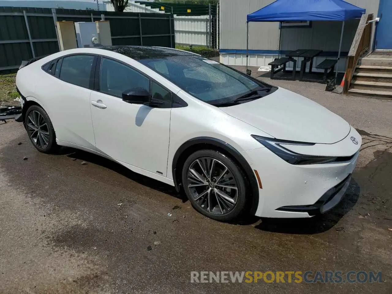 4 fotografías del automóvil dañado JTDADABU7R3018666 TOYOTA PRIUS 2024