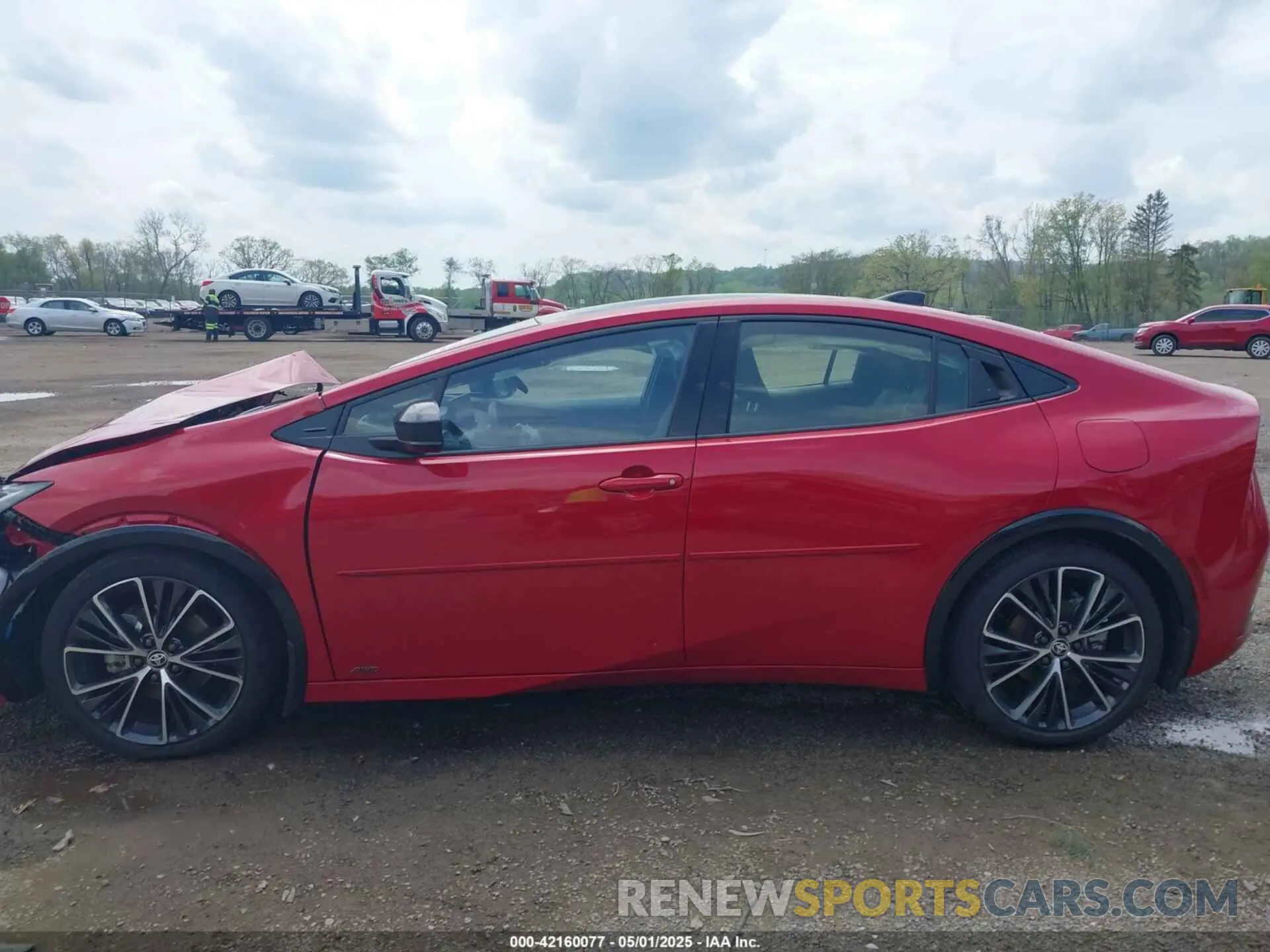 15 fotografías del automóvil dañado JTDADABU8R3013539 TOYOTA PRIUS 2024