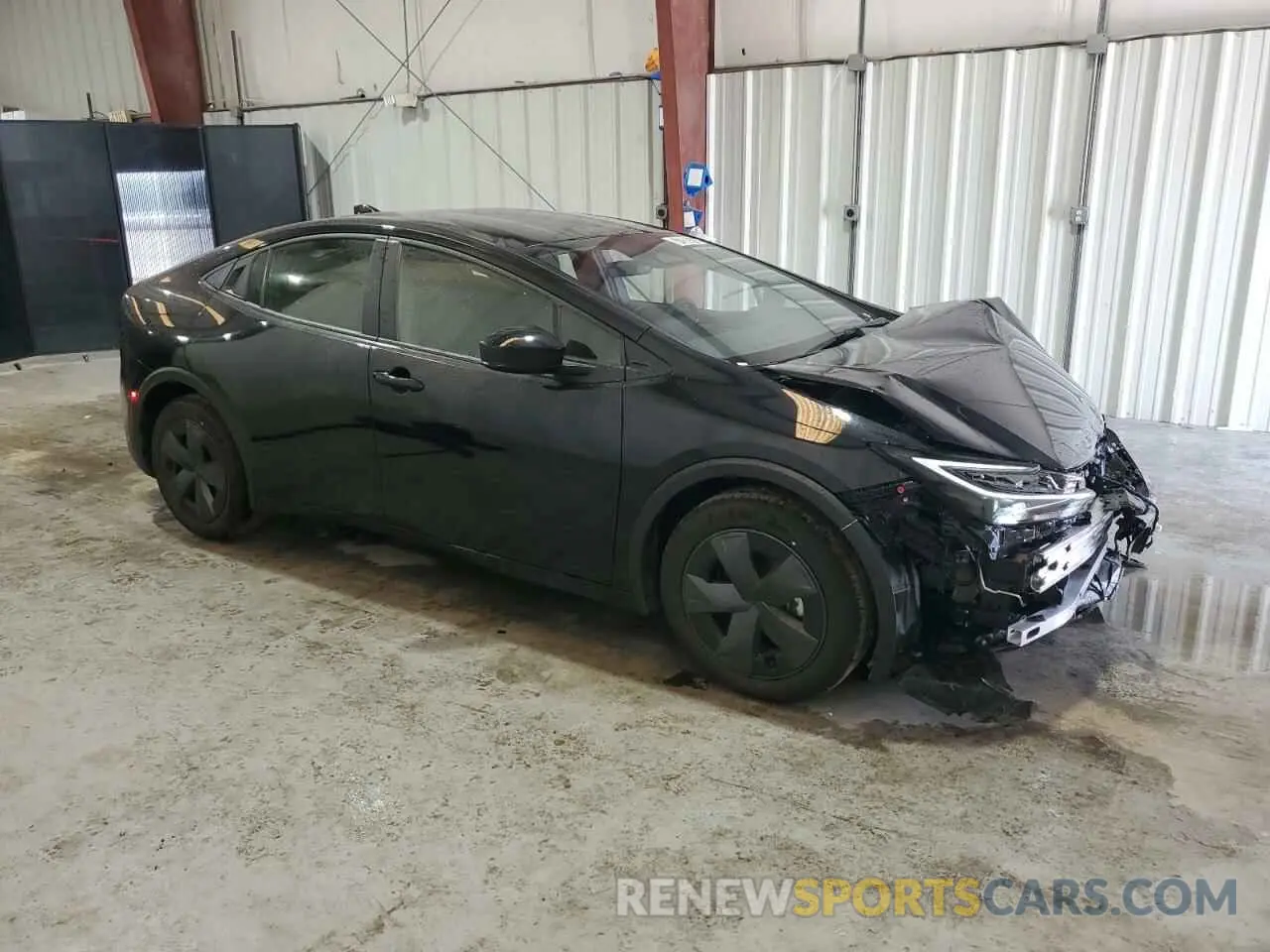 4 fotografías del automóvil dañado JTDACAAU4S3053109 TOYOTA PRIUS 2025