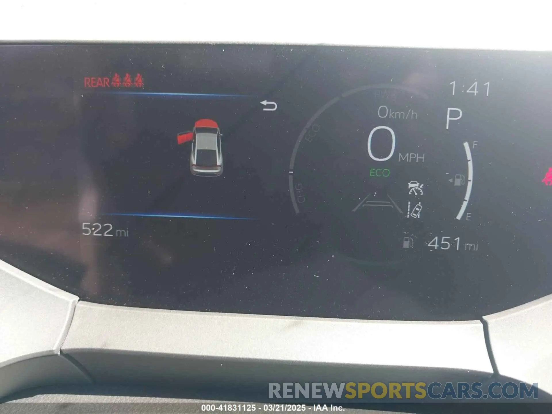 15 fotografías del automóvil dañado JTDACAAU5S3050686 TOYOTA PRIUS 2025