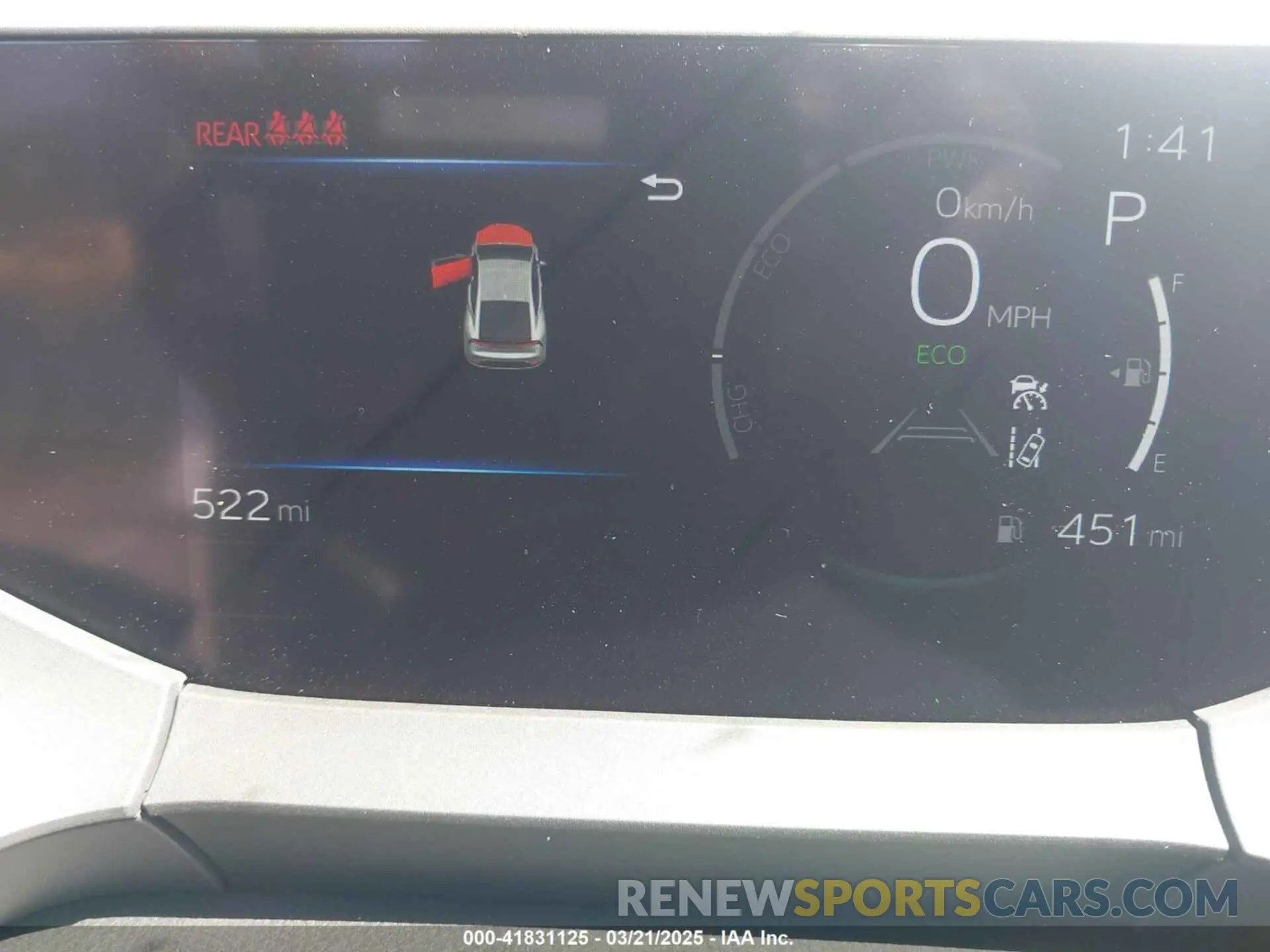 7 fotografías del automóvil dañado JTDACAAU5S3050686 TOYOTA PRIUS 2025