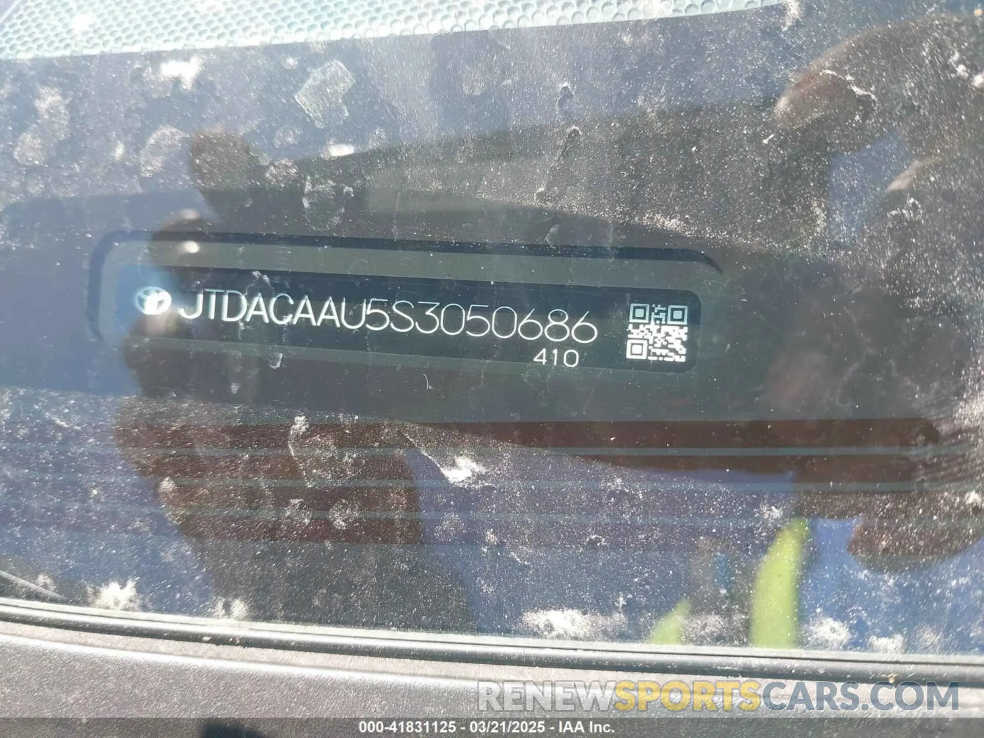 9 fotografías del automóvil dañado JTDACAAU5S3050686 TOYOTA PRIUS 2025