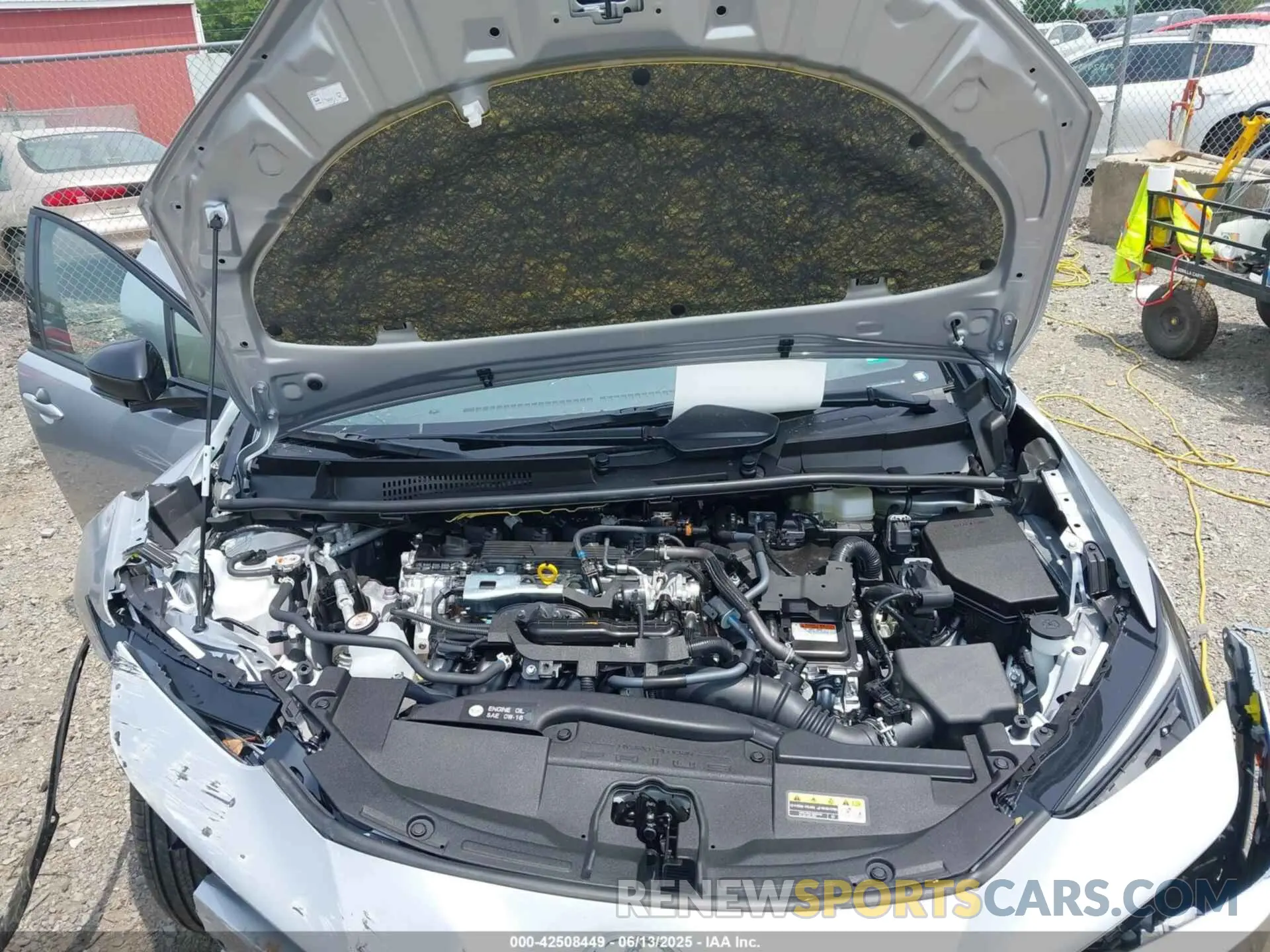 10 fotografías del automóvil dañado JTDADABU2S3028656 TOYOTA PRIUS 2025