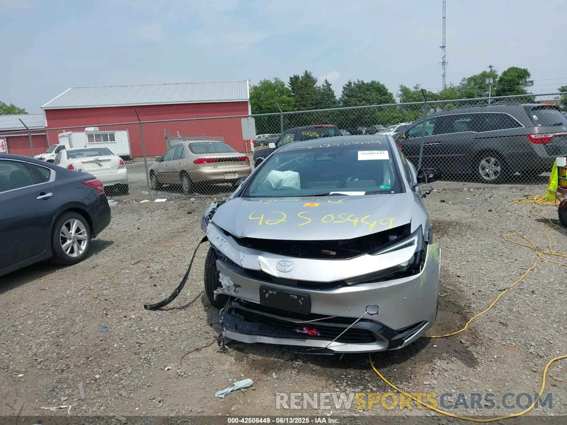 6 fotografías del automóvil dañado JTDADABU2S3028656 TOYOTA PRIUS 2025