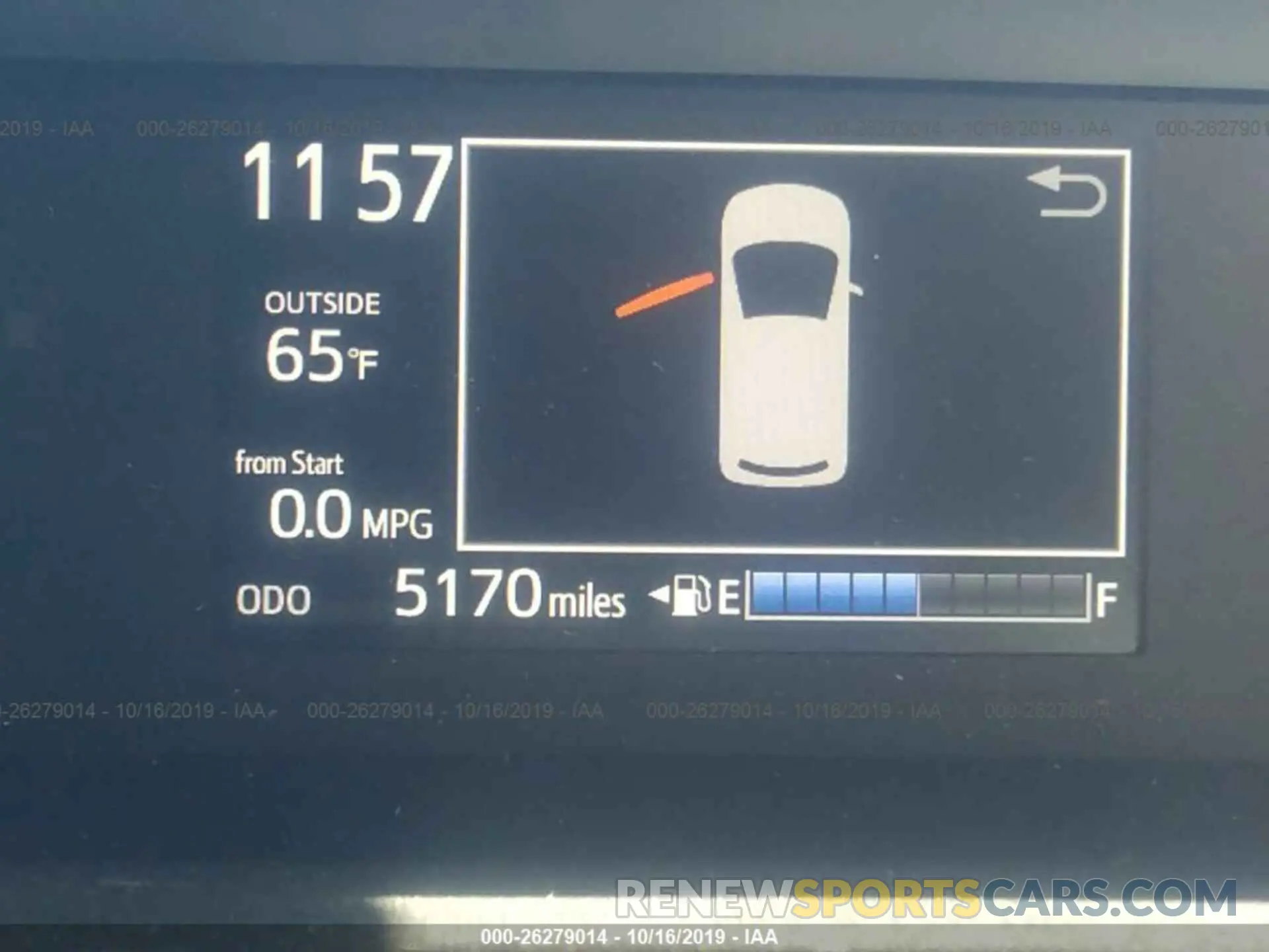7 fotografías del automóvil dañado JTDKDTB33K1623146 TOYOTA PRIUS C 2019