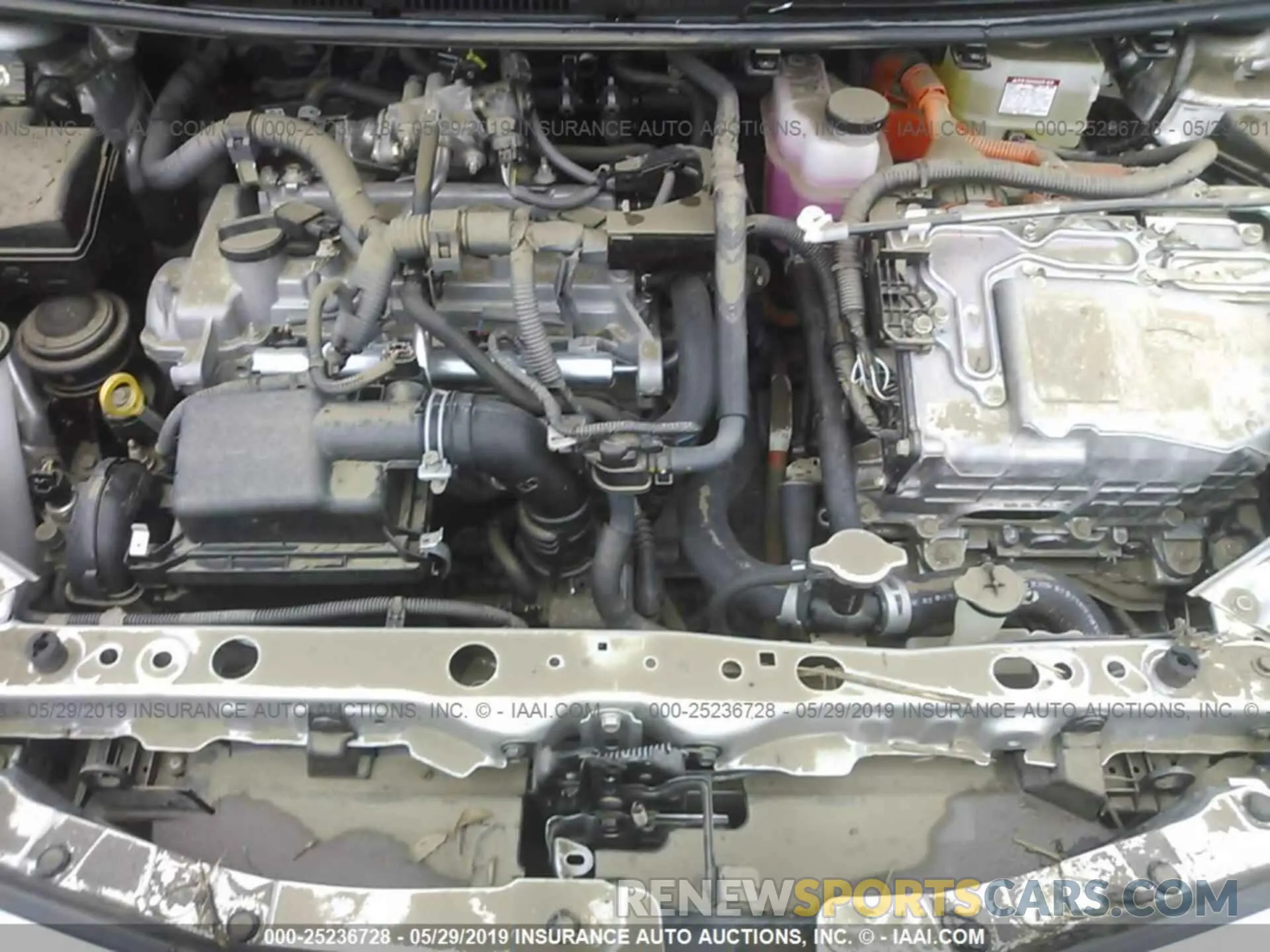 10 fotografías del automóvil dañado JTDKDTB34K1620725 TOYOTA PRIUS C 2019