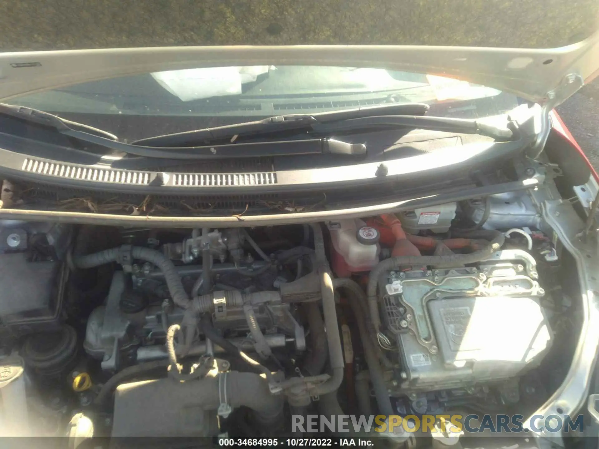 10 fotografías del automóvil dañado JTDKDTB35K1621401 TOYOTA PRIUS C 2019