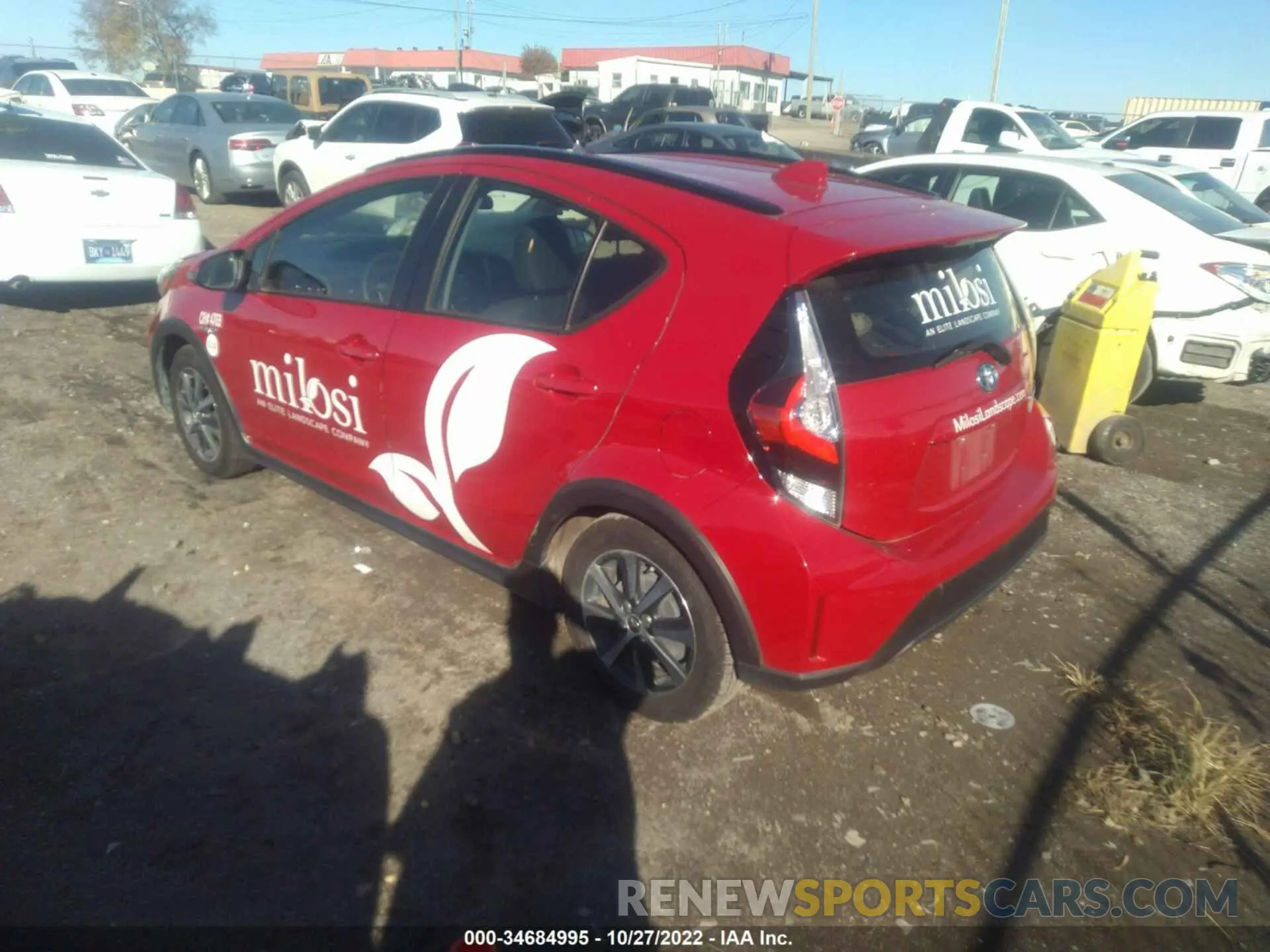 3 fotografías del automóvil dañado JTDKDTB35K1621401 TOYOTA PRIUS C 2019