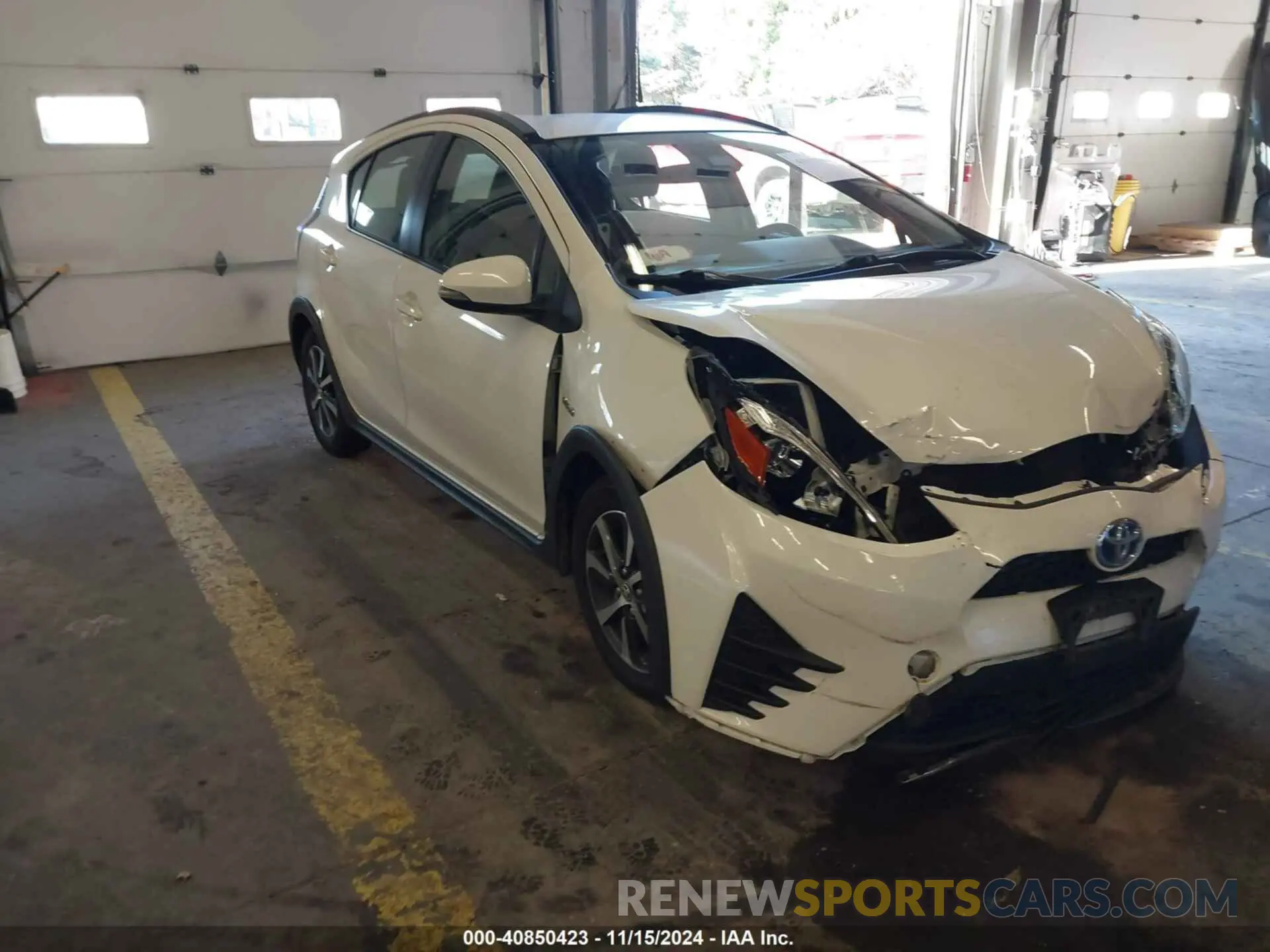 1 fotografías del automóvil dañado JTDKDTB35K1624041 TOYOTA PRIUS C 2019