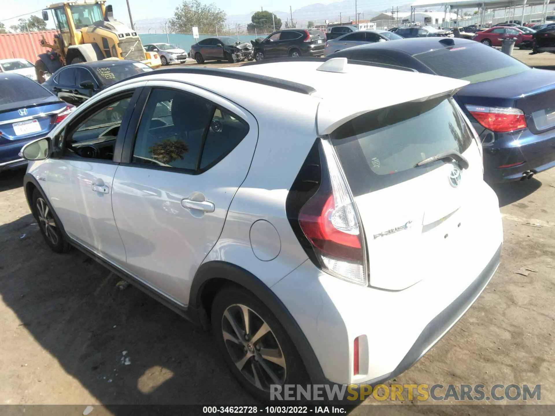 3 fotografías del automóvil dañado JTDKDTB36K1623514 TOYOTA PRIUS C 2019