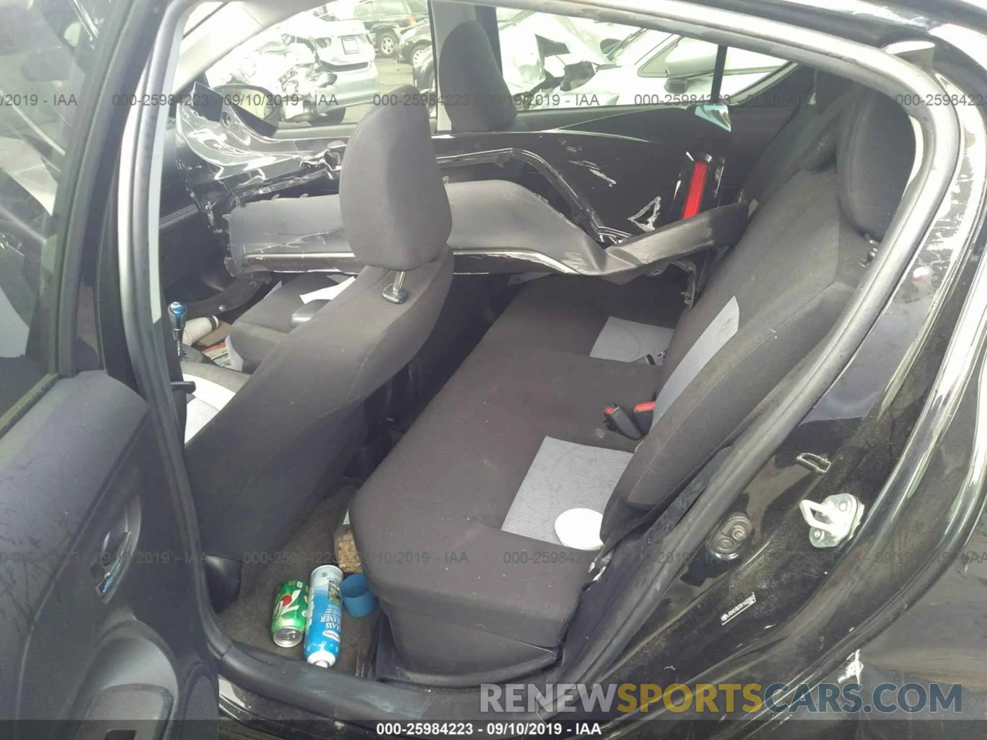 8 fotografías del automóvil dañado JTDKDTB37K1620962 TOYOTA PRIUS C 2019