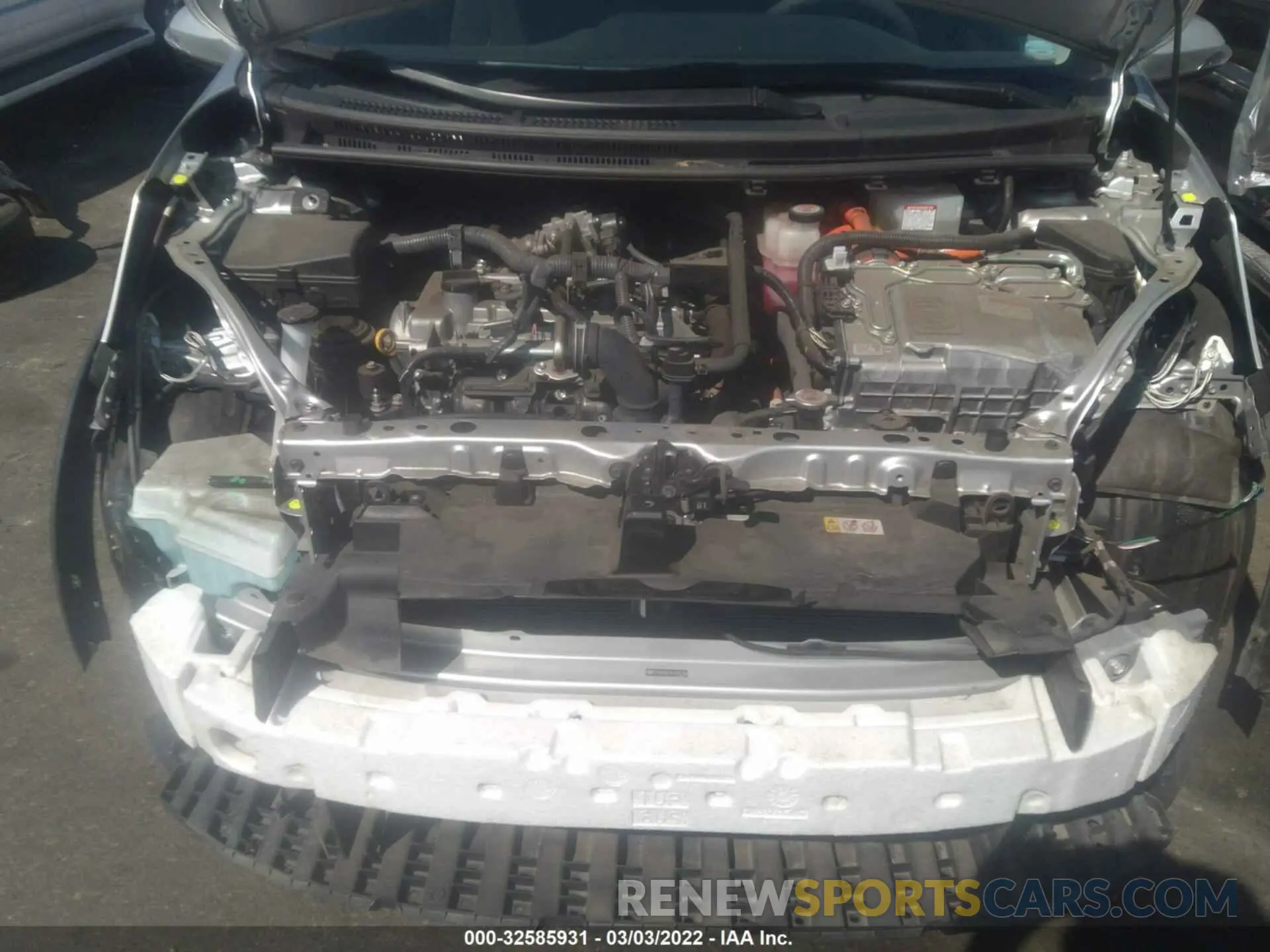 10 fotografías del automóvil dañado JTDKDTB37K1621786 TOYOTA PRIUS C 2019