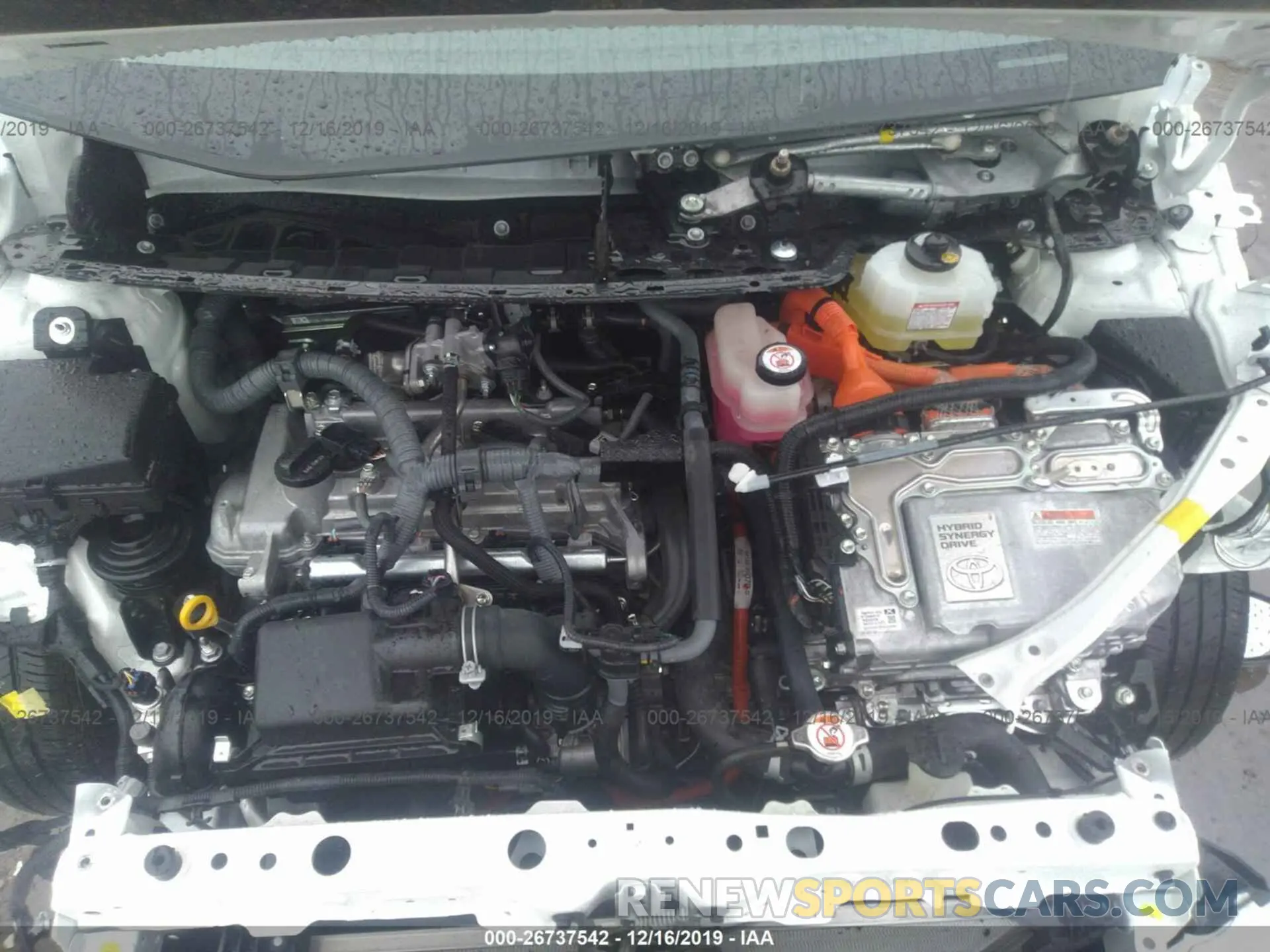 10 fotografías del automóvil dañado JTDKDTB37K1624266 TOYOTA PRIUS C 2019