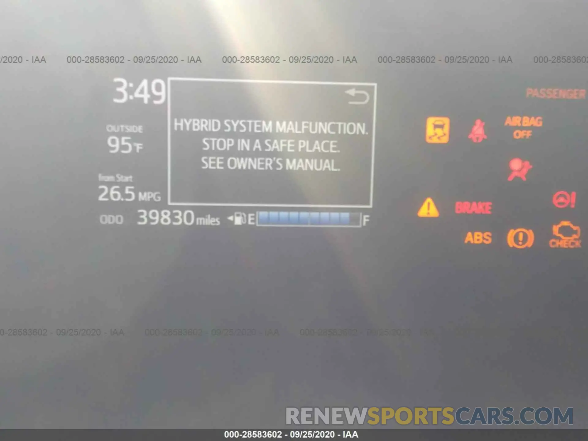 7 fotografías del automóvil dañado JTDKDTB37K1625658 TOYOTA PRIUS C 2019