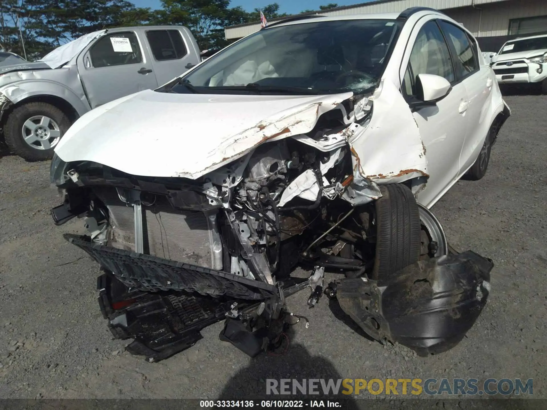 6 fotografías del automóvil dañado JTDKDTB38K1624146 TOYOTA PRIUS C 2019