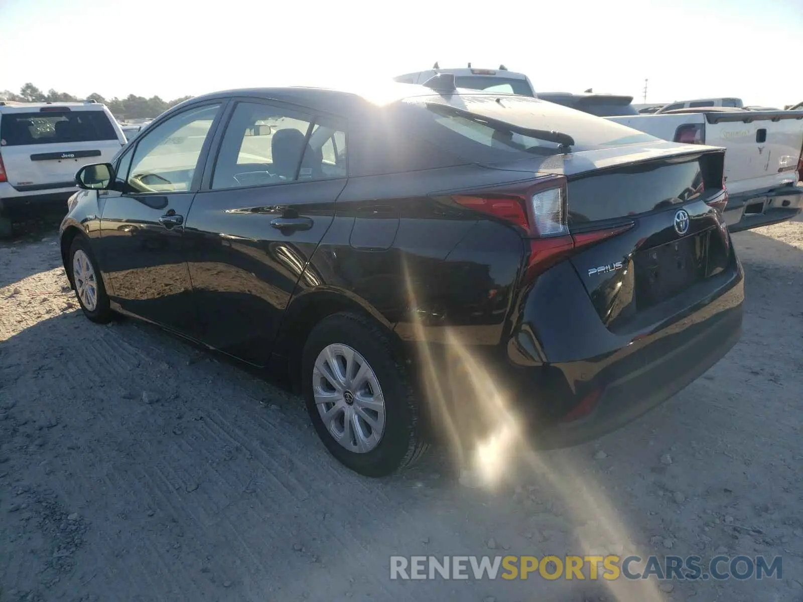 3 fotografías del automóvil dañado JTDKARFU0L3109971 TOYOTA PRIUS L 2020