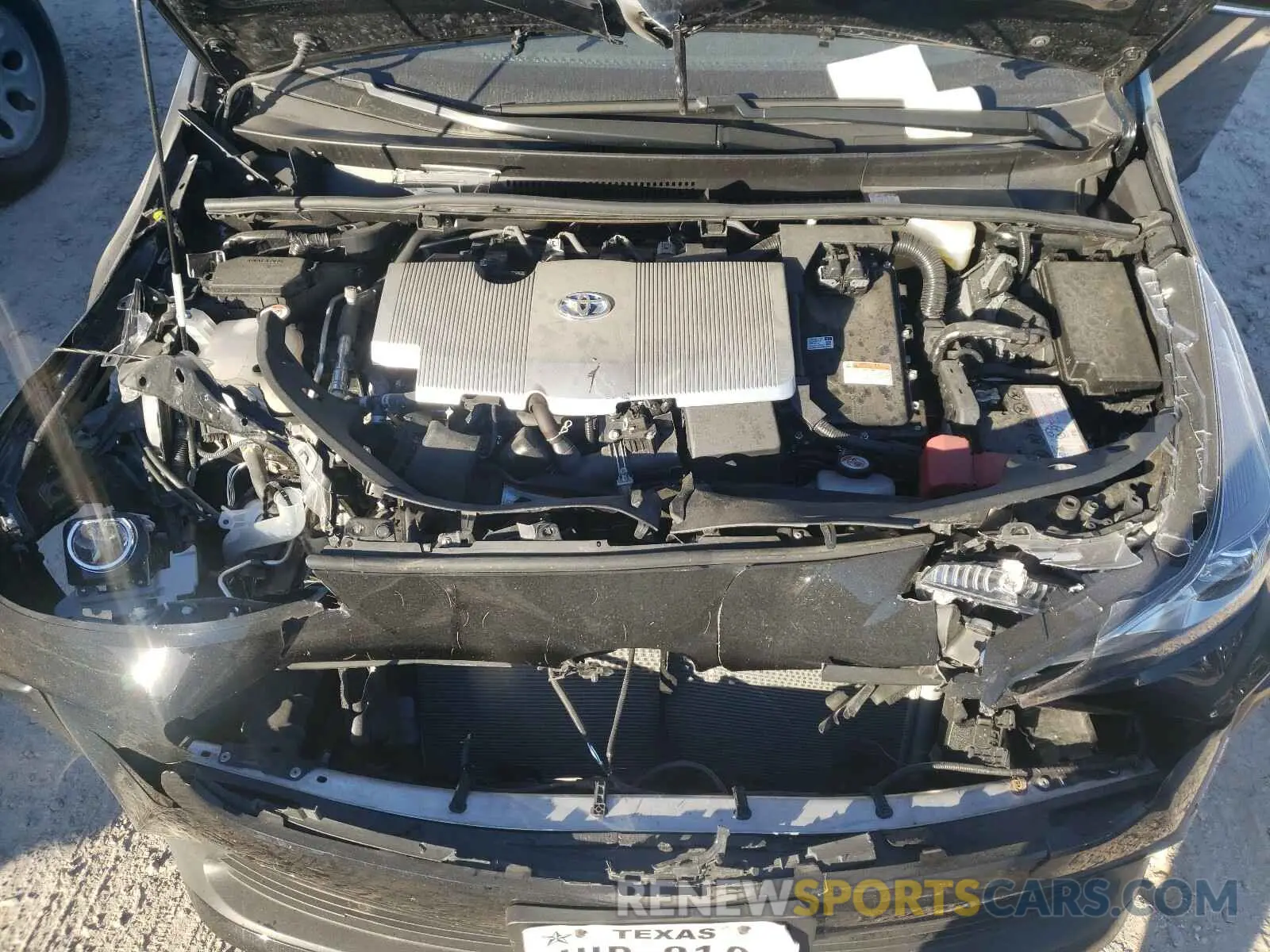 7 fotografías del automóvil dañado JTDKARFU0L3109971 TOYOTA PRIUS L 2020