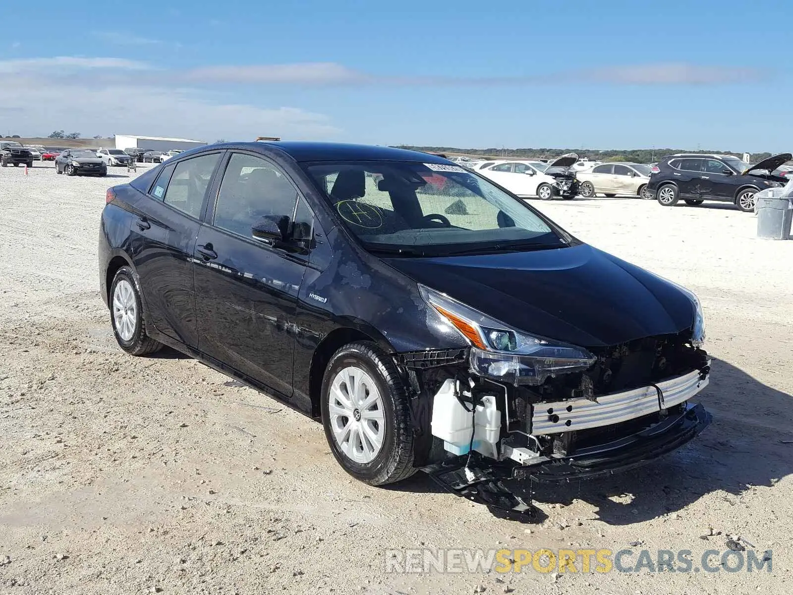 1 fotografías del automóvil dañado JTDKARFU4L3111559 TOYOTA PRIUS L 2020