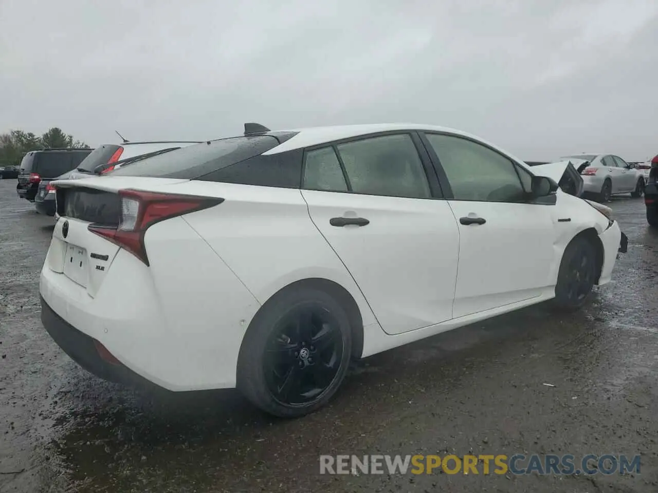 3 fotografías del automóvil dañado JTDKAMFU0N3172350 TOYOTA PRIUS NIGH 2022
