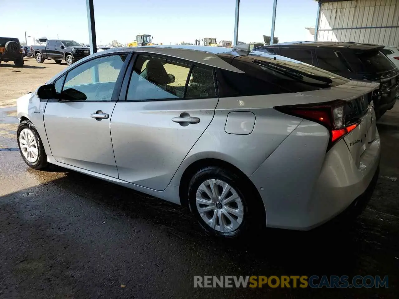2 fotografías del automóvil dañado JTDKAMFU0N3175006 TOYOTA PRIUS NIGH 2022