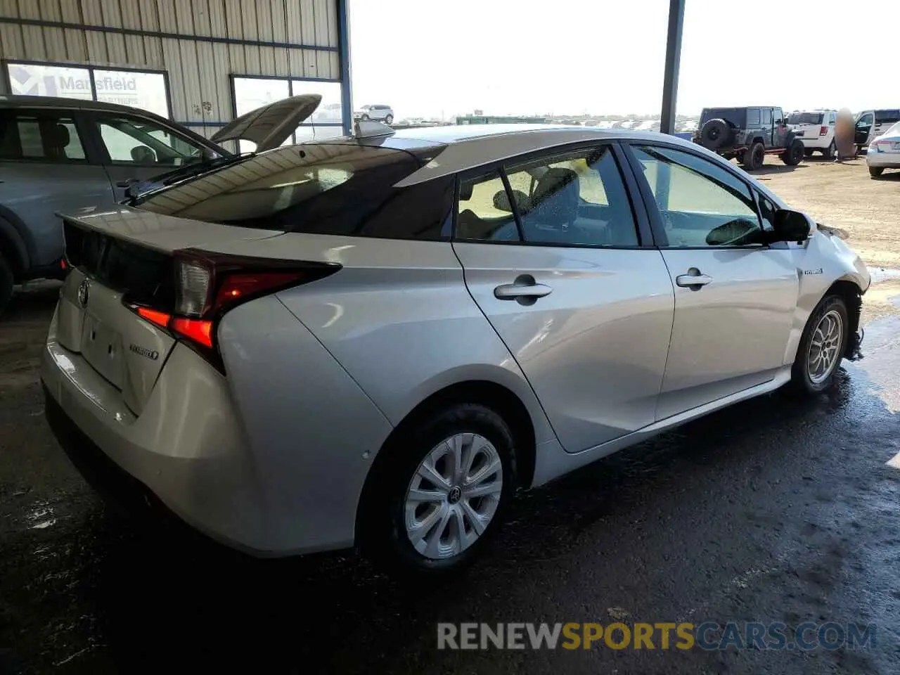 3 fotografías del automóvil dañado JTDKAMFU0N3175006 TOYOTA PRIUS NIGH 2022