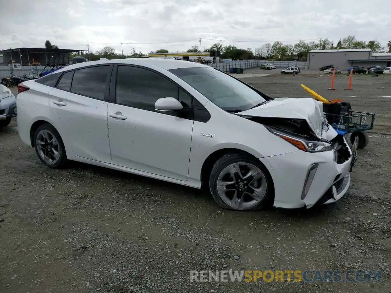 4 fotografías del automóvil dañado JTDKAMFU0N3181243 TOYOTA PRIUS NIGH 2022