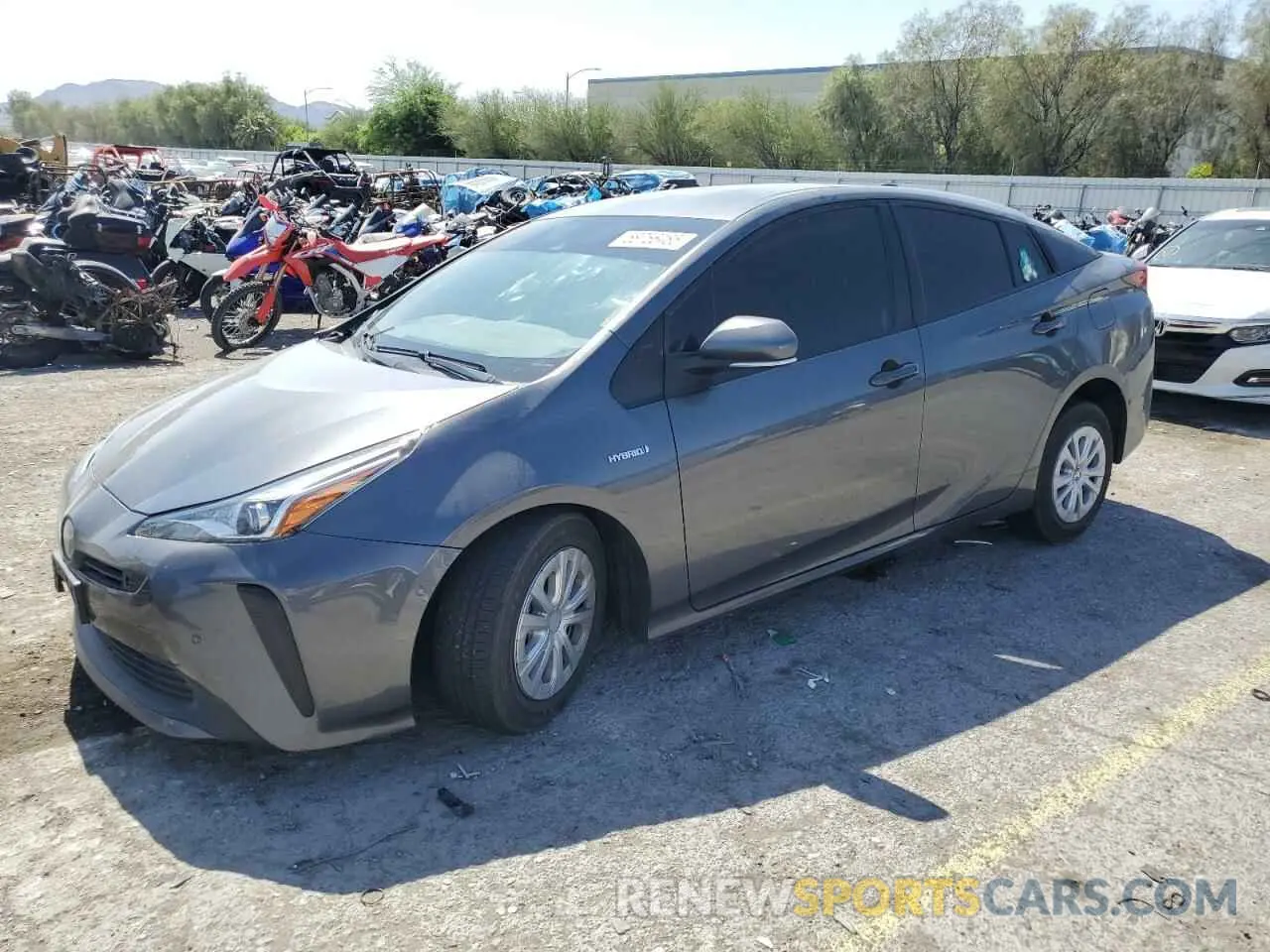 1 fotografías del automóvil dañado JTDKAMFU1N3157291 TOYOTA PRIUS NIGH 2022