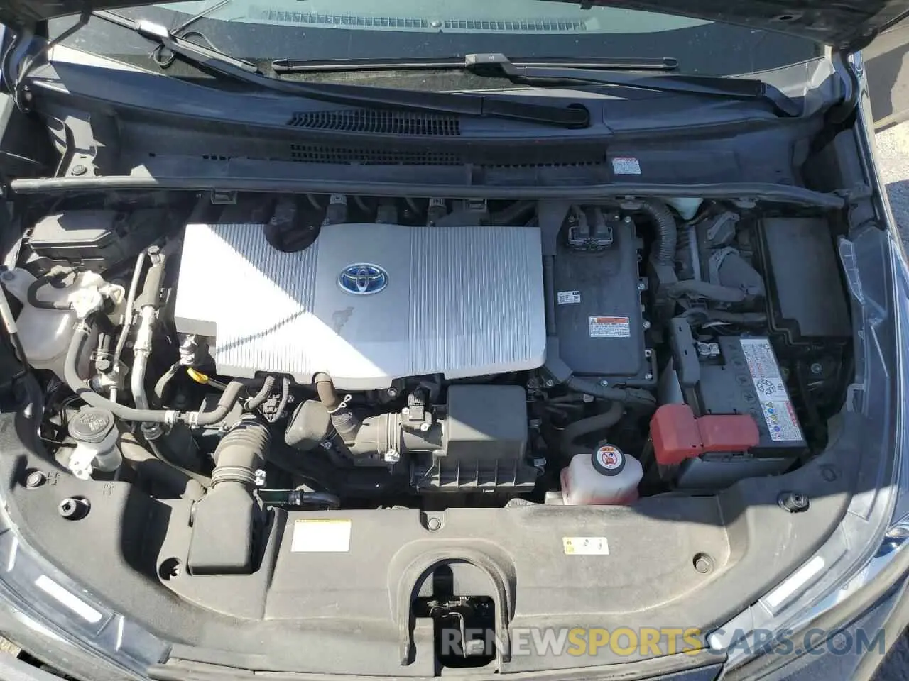 11 fotografías del automóvil dañado JTDKAMFU1N3157291 TOYOTA PRIUS NIGH 2022