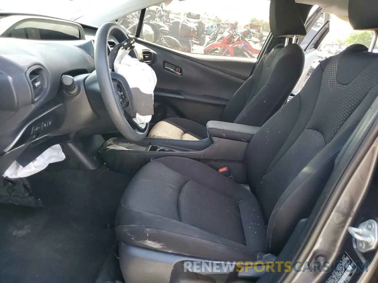 7 fotografías del automóvil dañado JTDKAMFU1N3157291 TOYOTA PRIUS NIGH 2022
