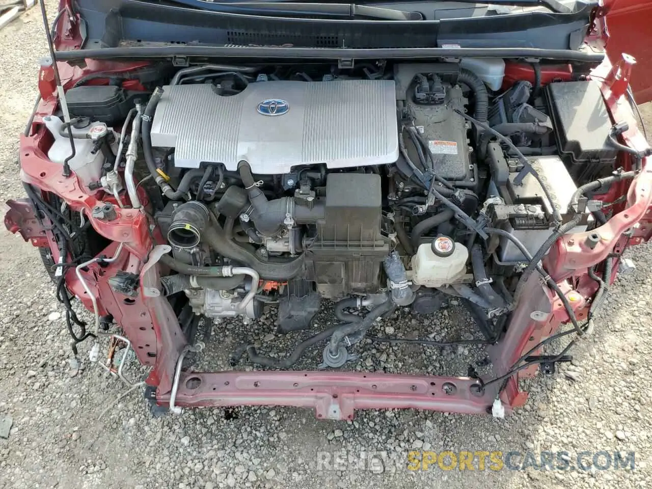 11 fotografías del automóvil dañado JTDKAMFU1N3164158 TOYOTA PRIUS NIGH 2022