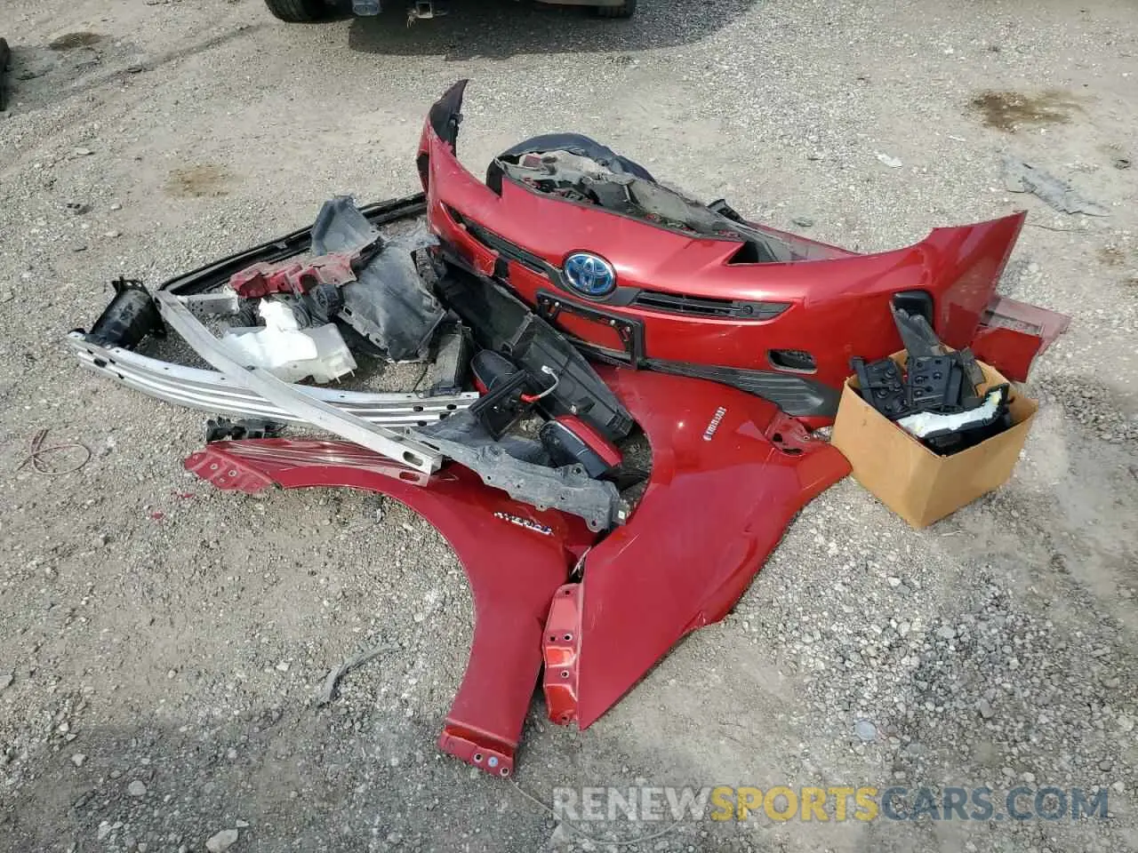 12 fotografías del automóvil dañado JTDKAMFU1N3164158 TOYOTA PRIUS NIGH 2022