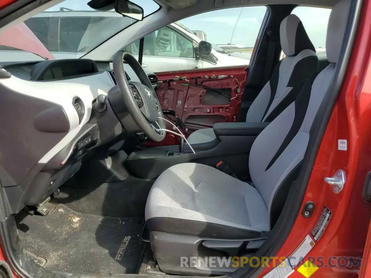 7 fotografías del automóvil dañado JTDKAMFU1N3164158 TOYOTA PRIUS NIGH 2022