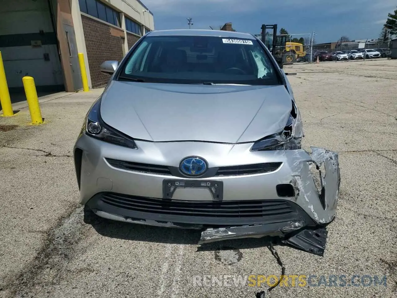 5 fotografías del automóvil dañado JTDKAMFU1N3175077 TOYOTA PRIUS NIGH 2022