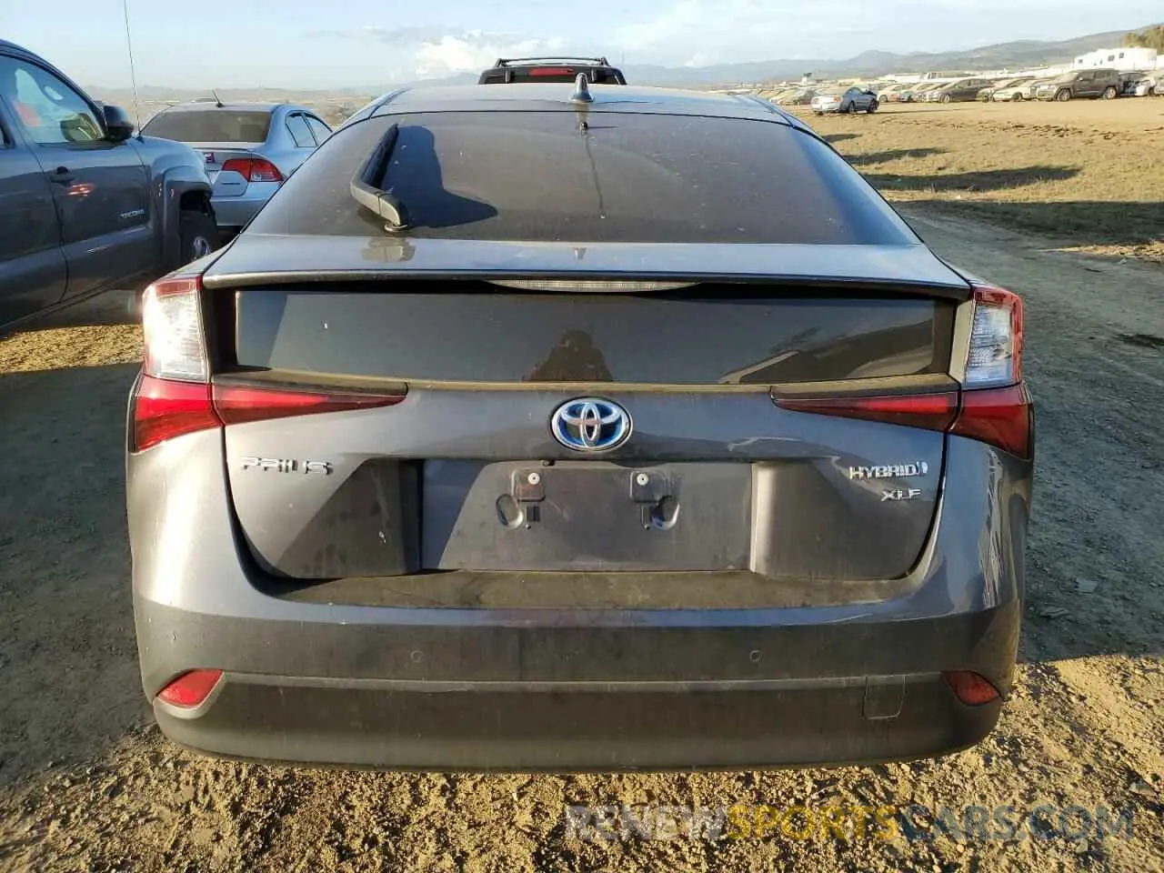 6 fotografías del automóvil dañado JTDKAMFU1N3175368 TOYOTA PRIUS NIGH 2022