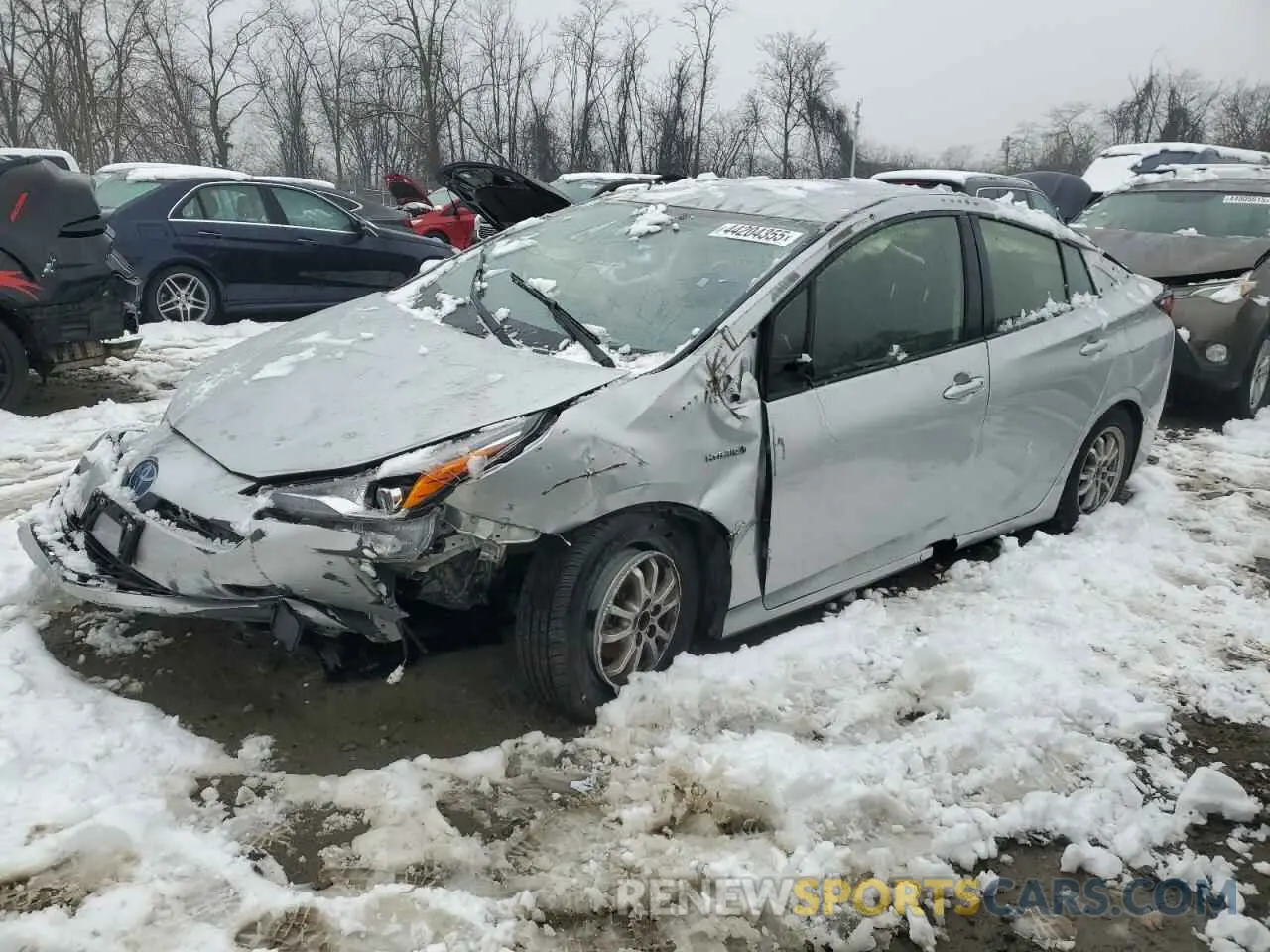 1 fotografías del automóvil dañado JTDKAMFU1N3176519 TOYOTA PRIUS NIGH 2022