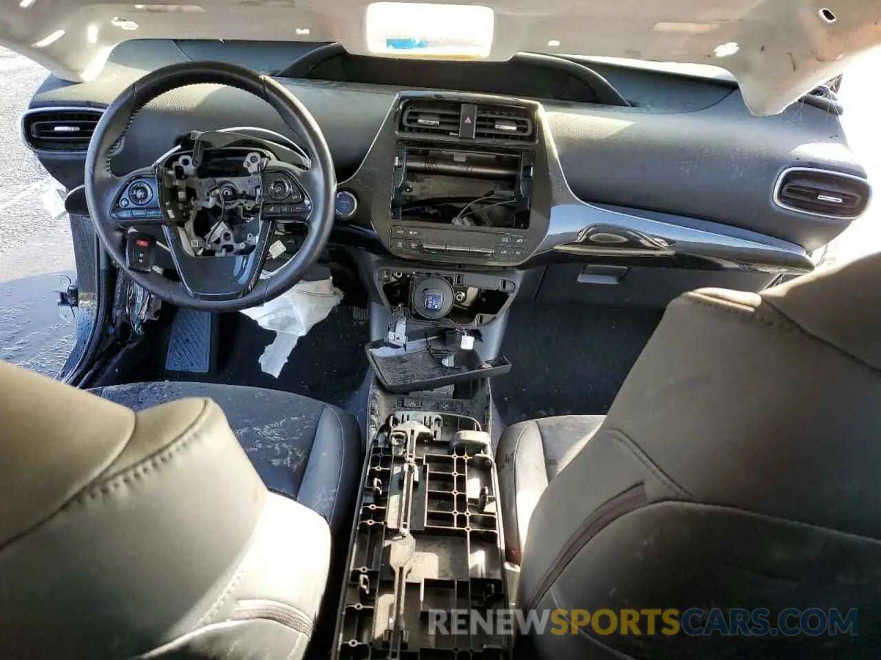 8 fotografías del automóvil dañado JTDKAMFU1N3179050 TOYOTA PRIUS NIGH 2022