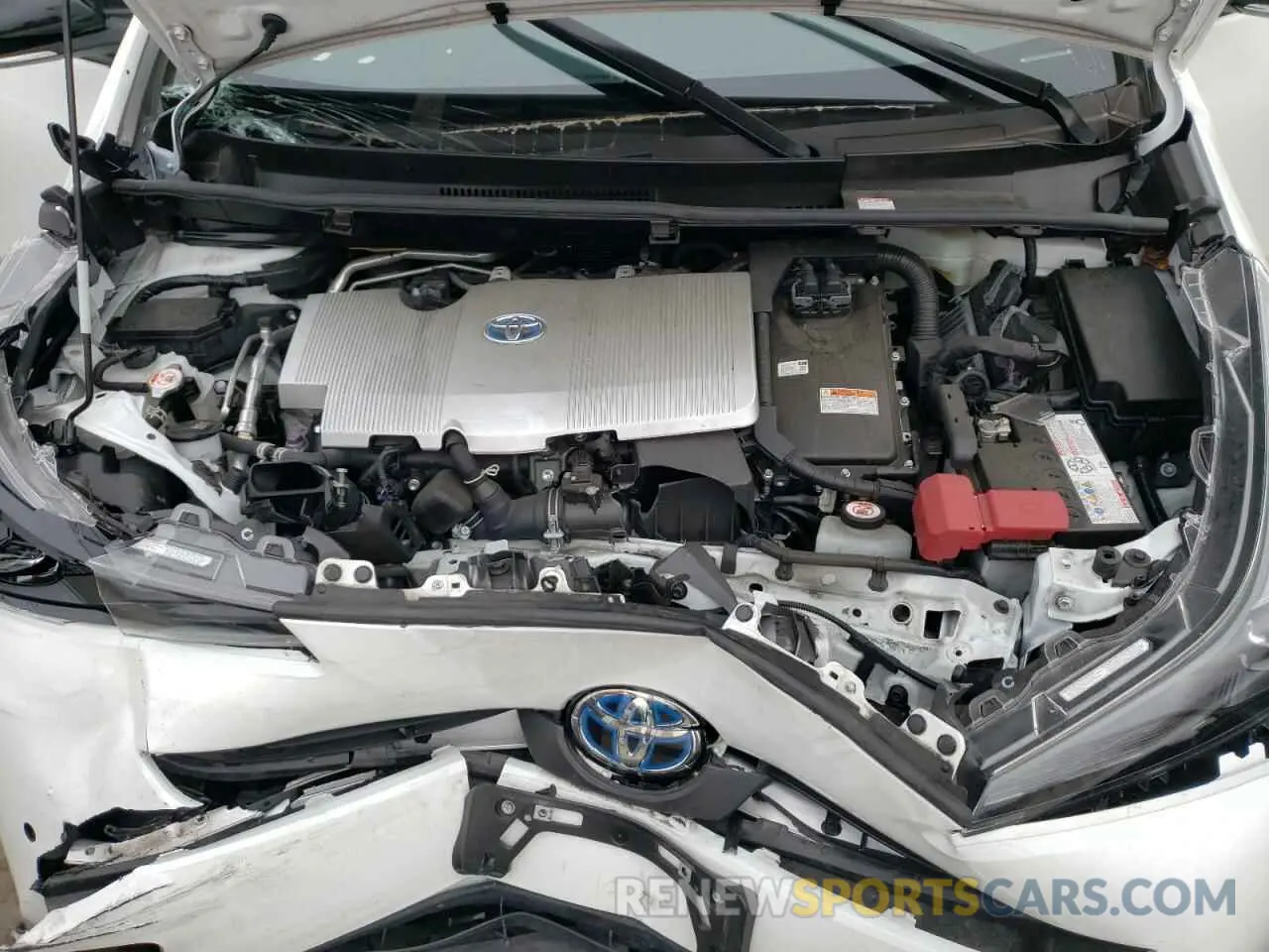 11 fotografías del automóvil dañado JTDKAMFU2N3168705 TOYOTA PRIUS NIGH 2022